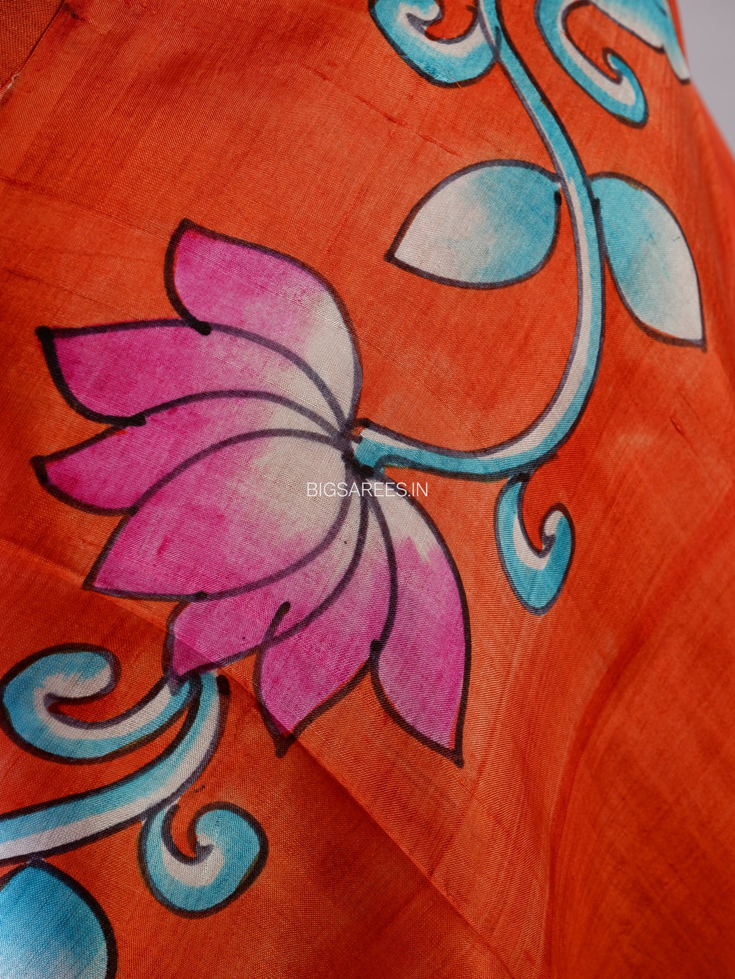 Bishnupuri Hand-Painted  Silk Saree | Pure Silk | Made-On-Order | Silk Mark Certified