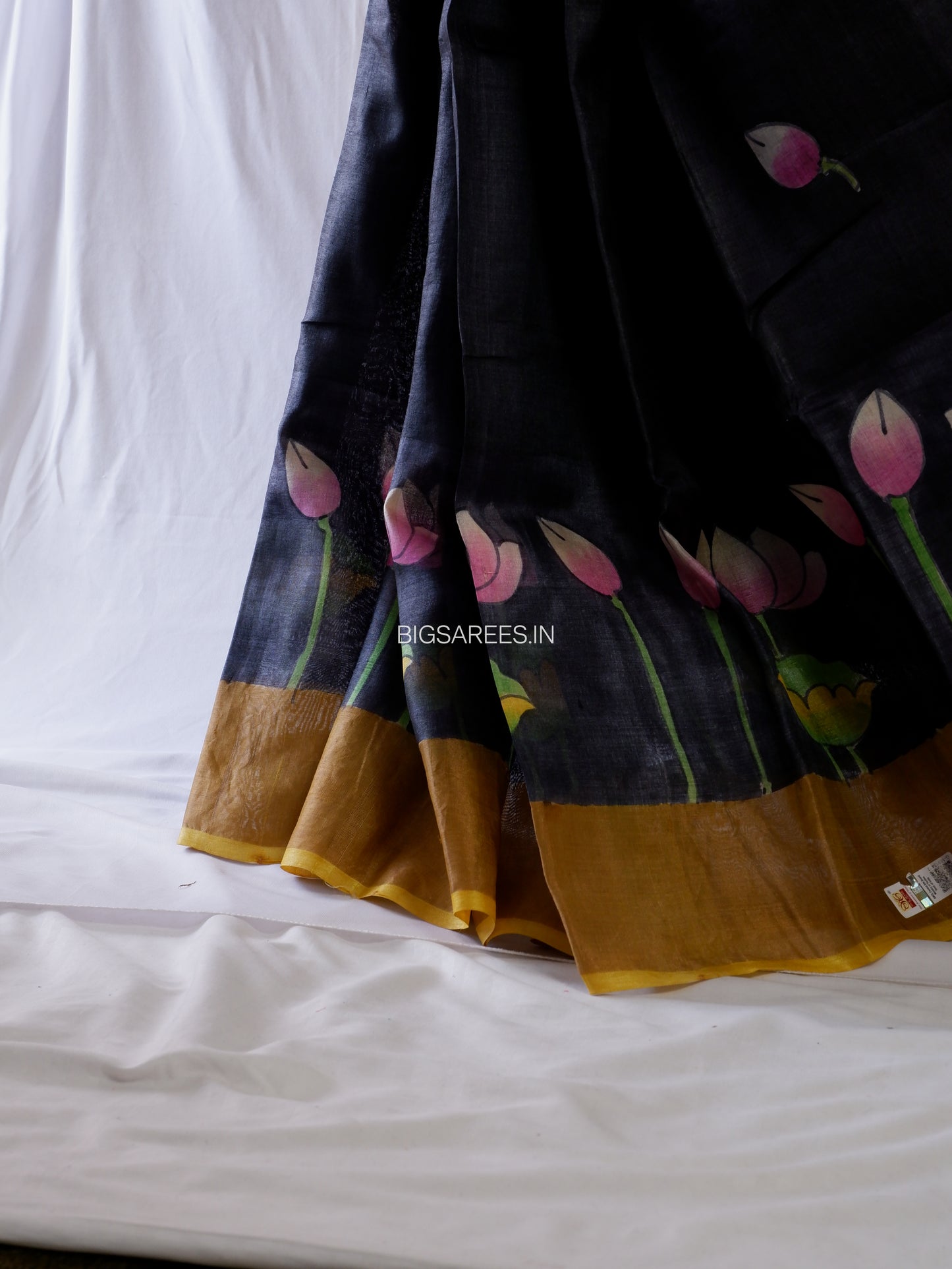 Bishnupuri Hand-Painted  Silk Saree | Pure Silk | Made-On-Order | Silk Mark Certified