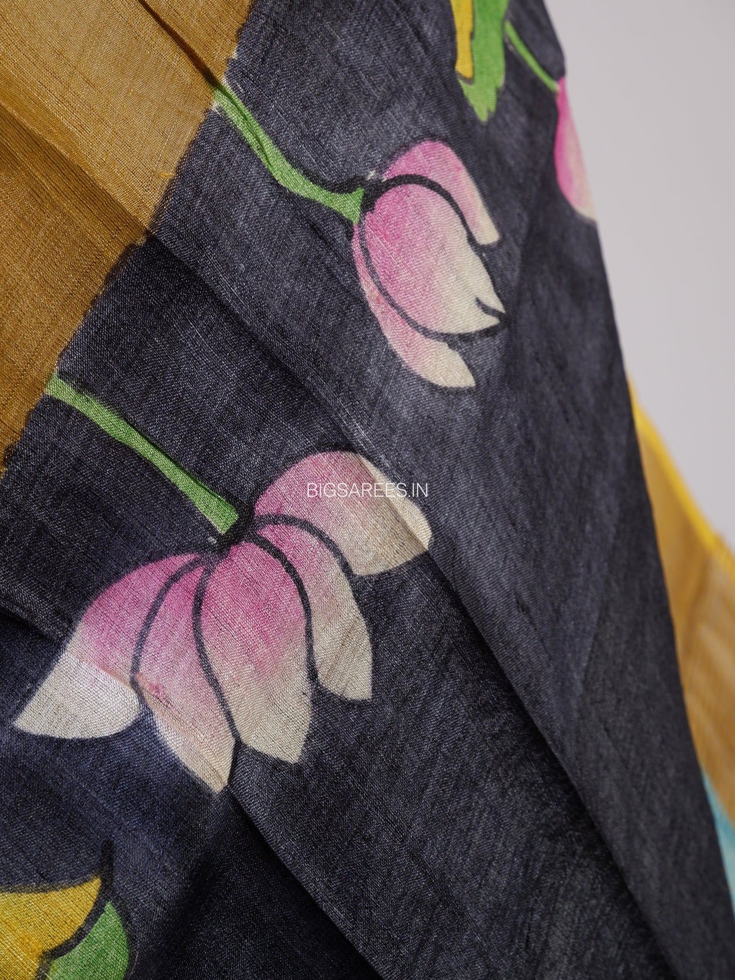 Bishnupuri Hand-Painted  Silk Saree | Pure Silk | Made-On-Order | Silk Mark Certified