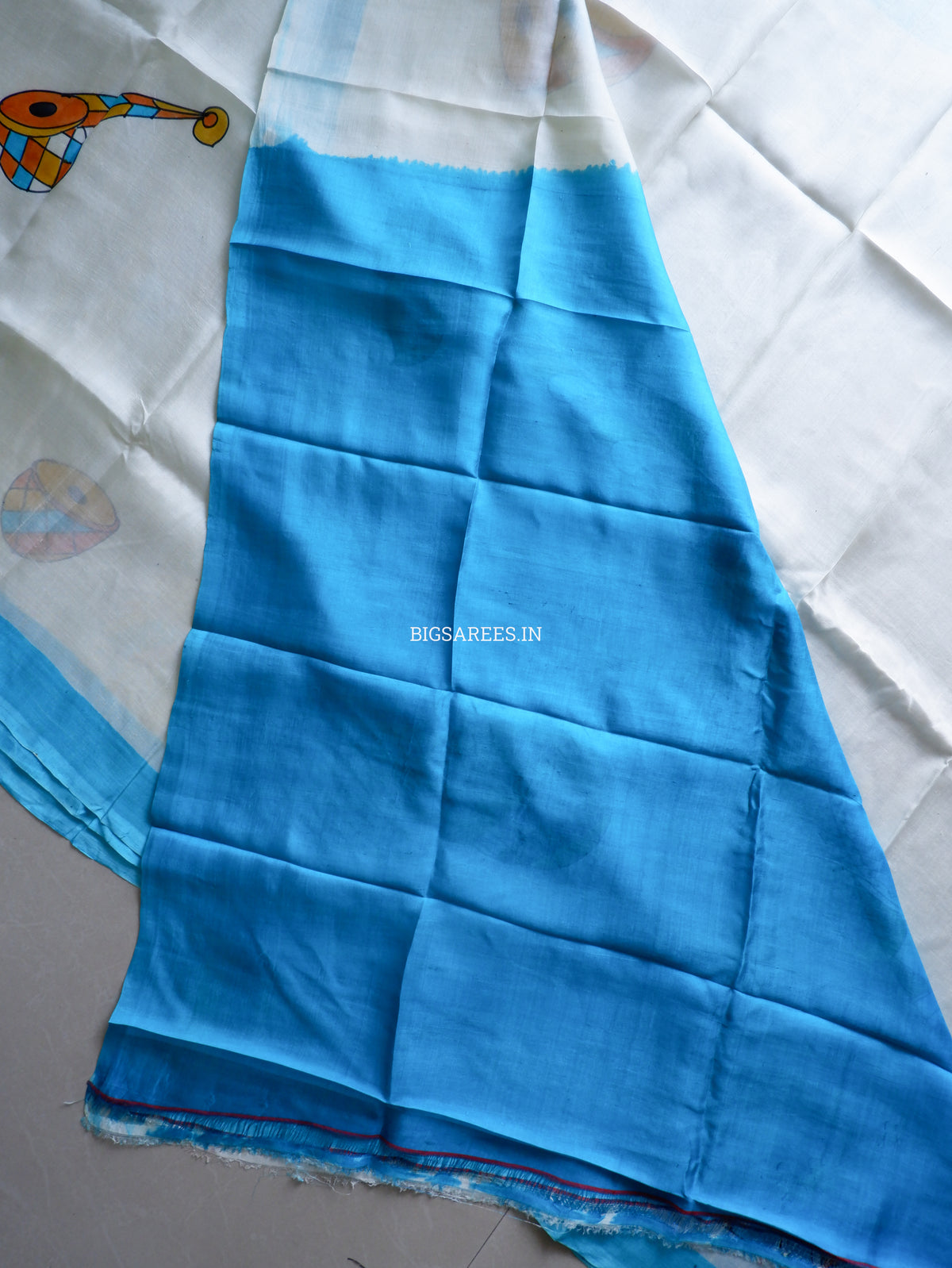 Bishnupuri Hand-Painted  Silk Saree | Pure Silk | Made-On-Order | Silk Mark Certified