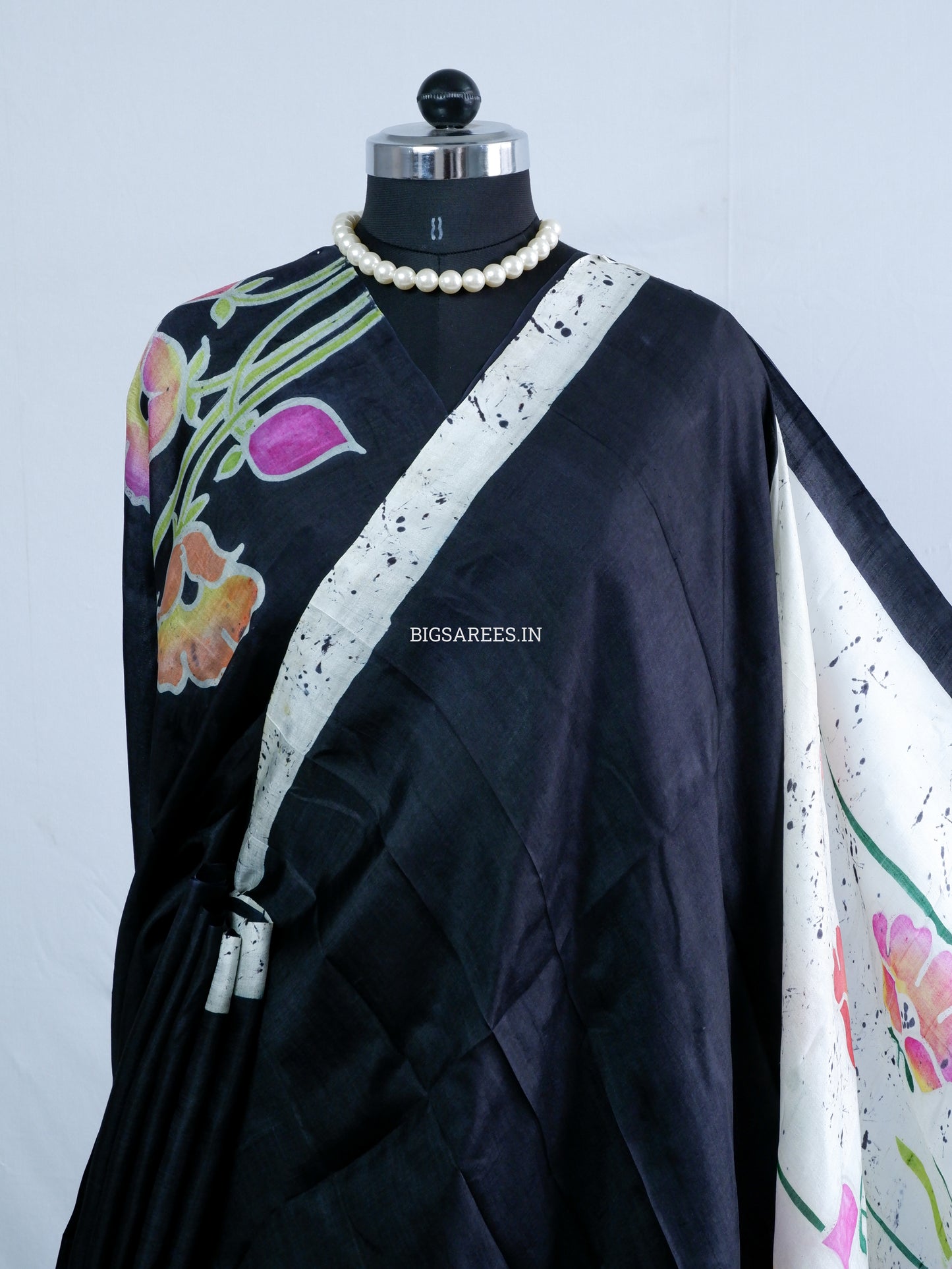 Bishnupuri Hand-Painted  Silk Saree | Pure Silk | Made-On-Order | Silk Mark Certified
