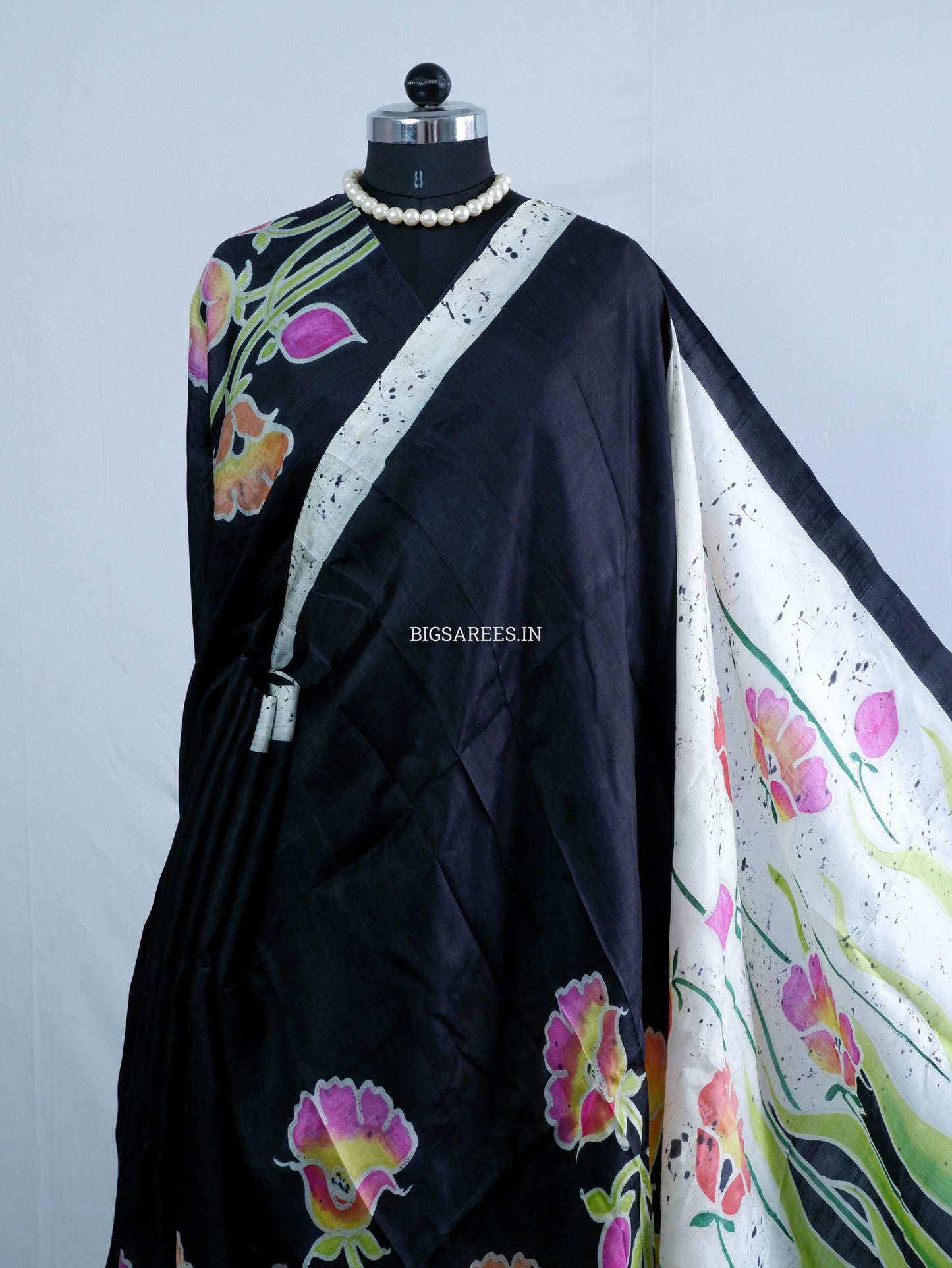 Bishnupuri Hand-Painted  Silk Saree | Pure Silk | Made-On-Order | Silk Mark Certified