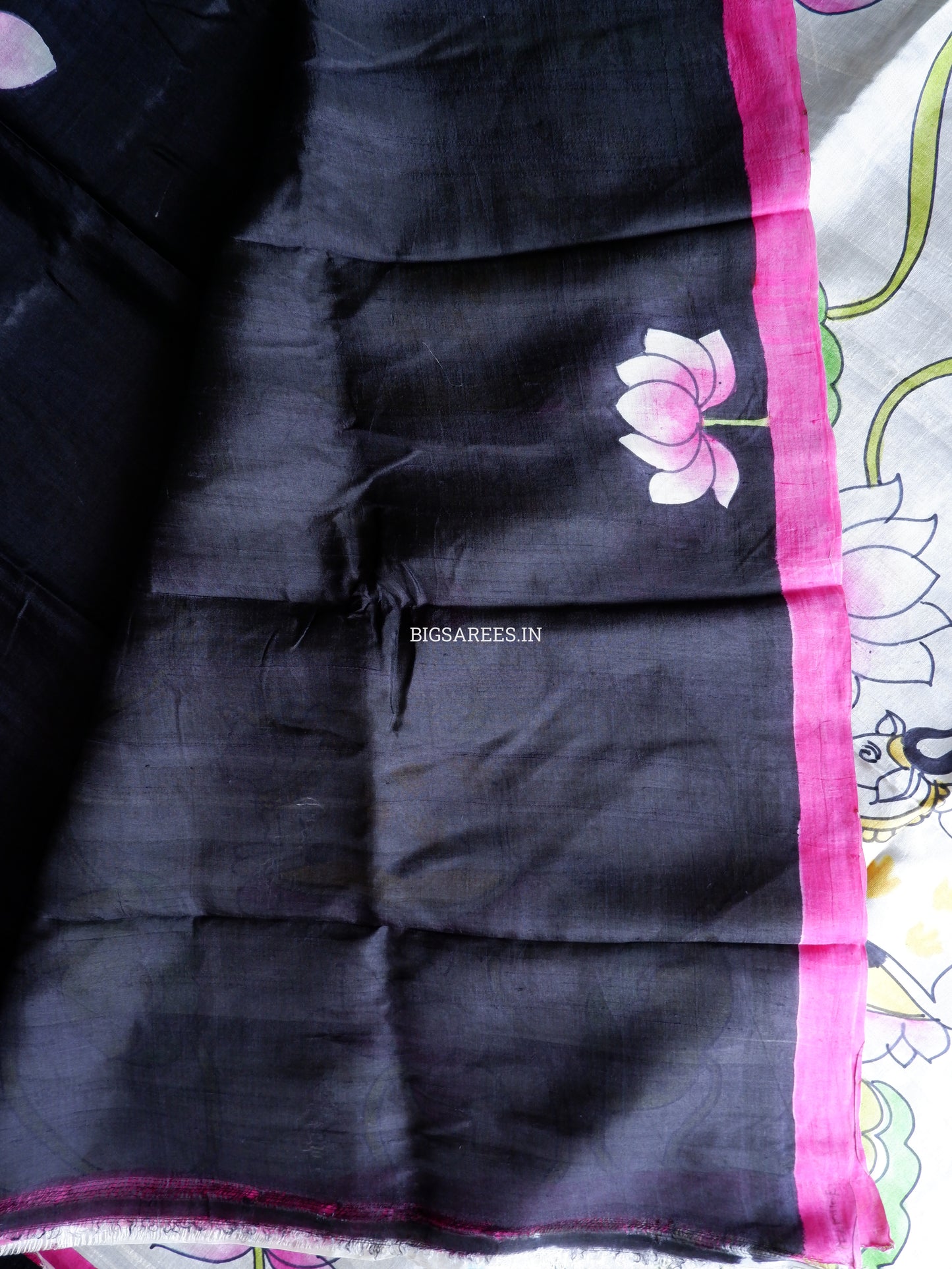 Bishnupuri Hand-Painted  Silk Saree | Pure Silk | Silk Mark Certified