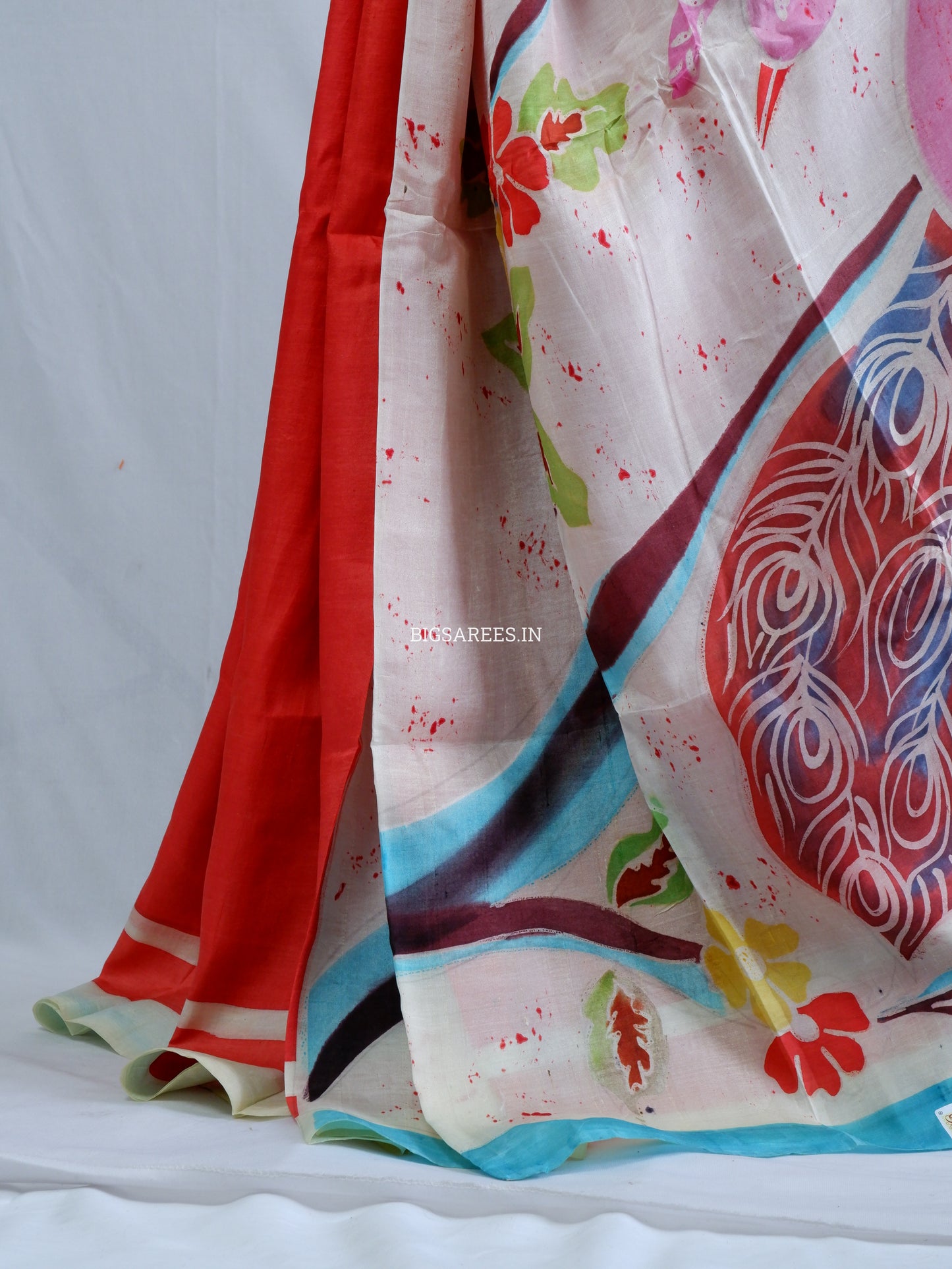 Bishnupuri Hand-Painted  Silk Saree | Pure Silk | Made-On-Order | Silk Mark Certified