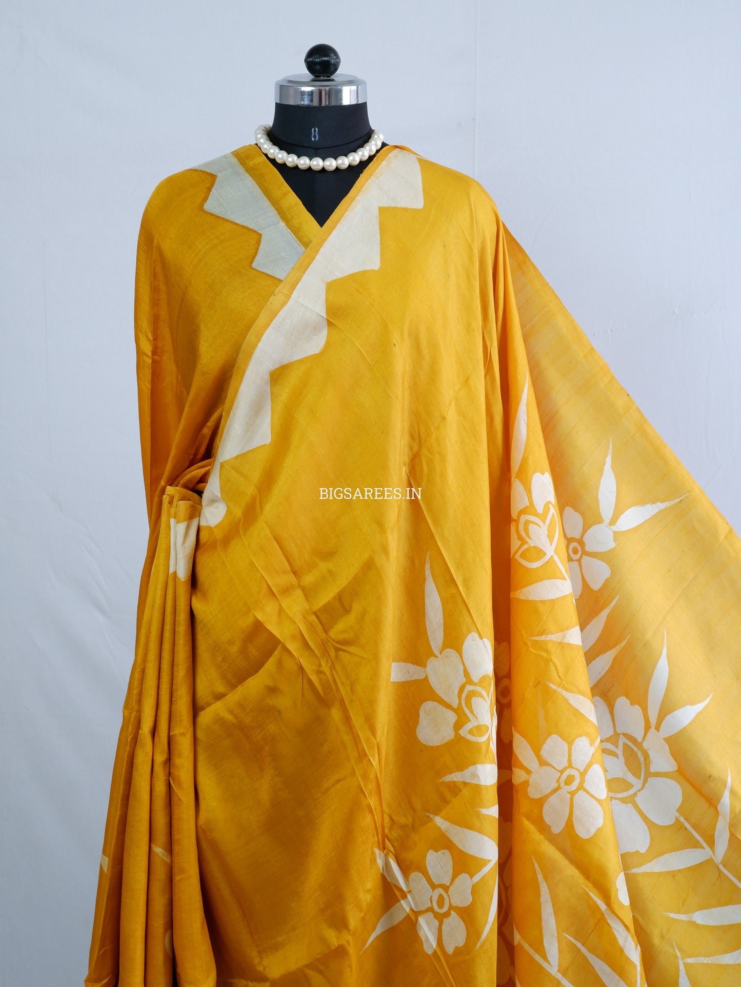 Hand-Painted Bishnupuri Silk Saree | Pure Silk | Silk Mark Certified