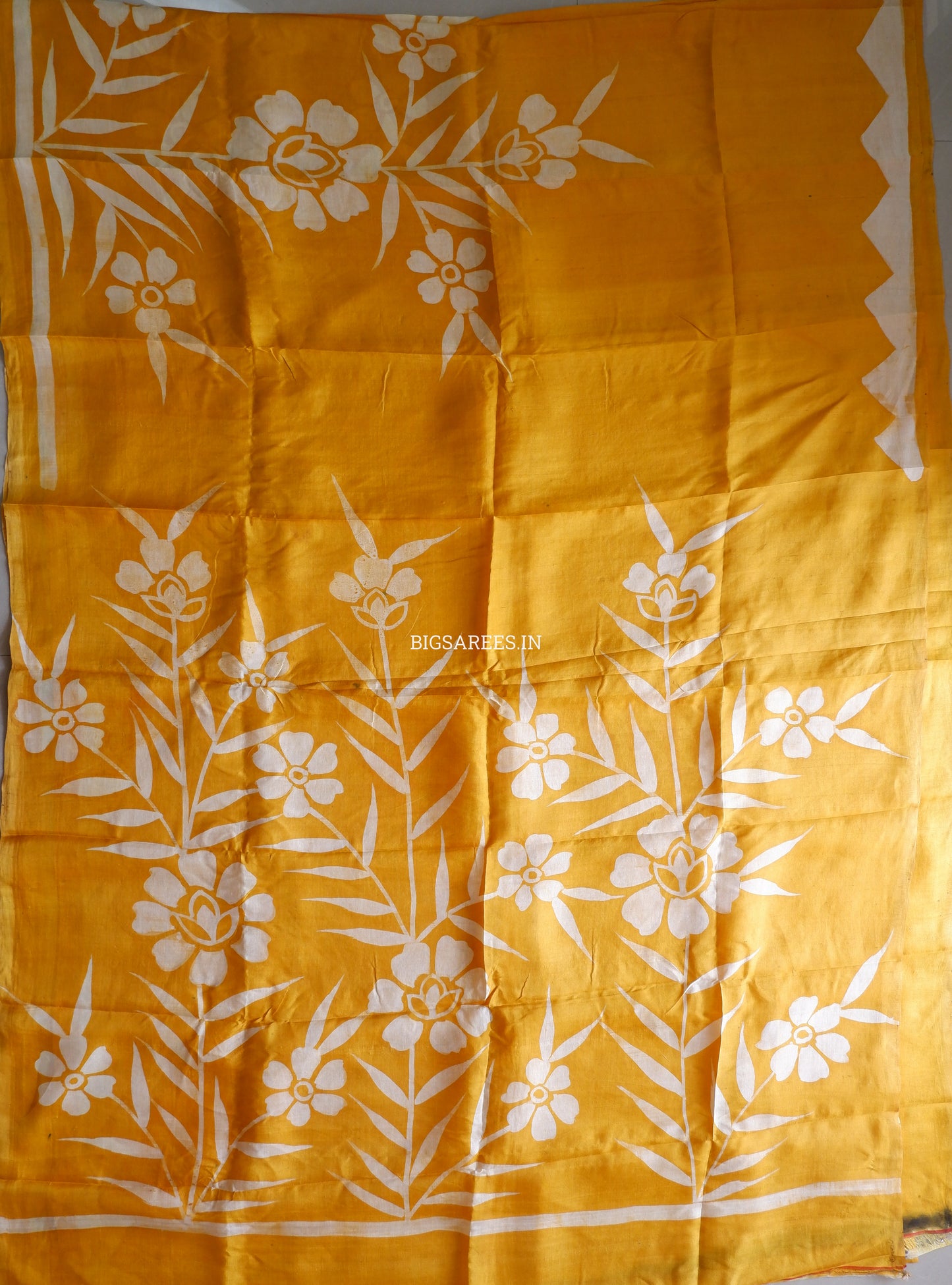 Hand-Painted Bishnupuri Silk Saree | Pure Silk | Silk Mark Certified