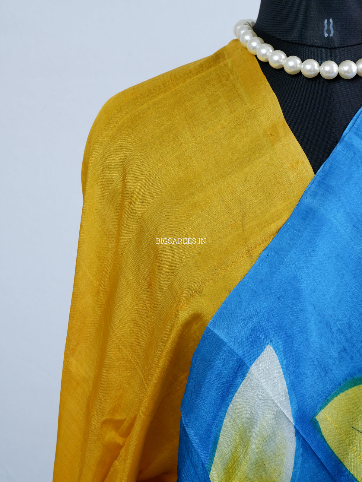 Hand-Painted Bishnupuri Silk Saree | Pure Silk | Silk Mark Certified