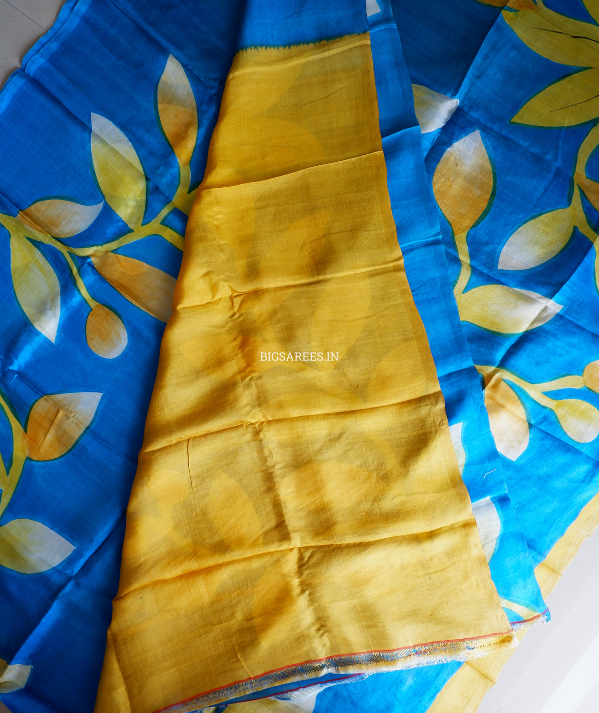 Hand-Painted Bishnupuri Silk Saree | Pure Silk | Silk Mark Certified