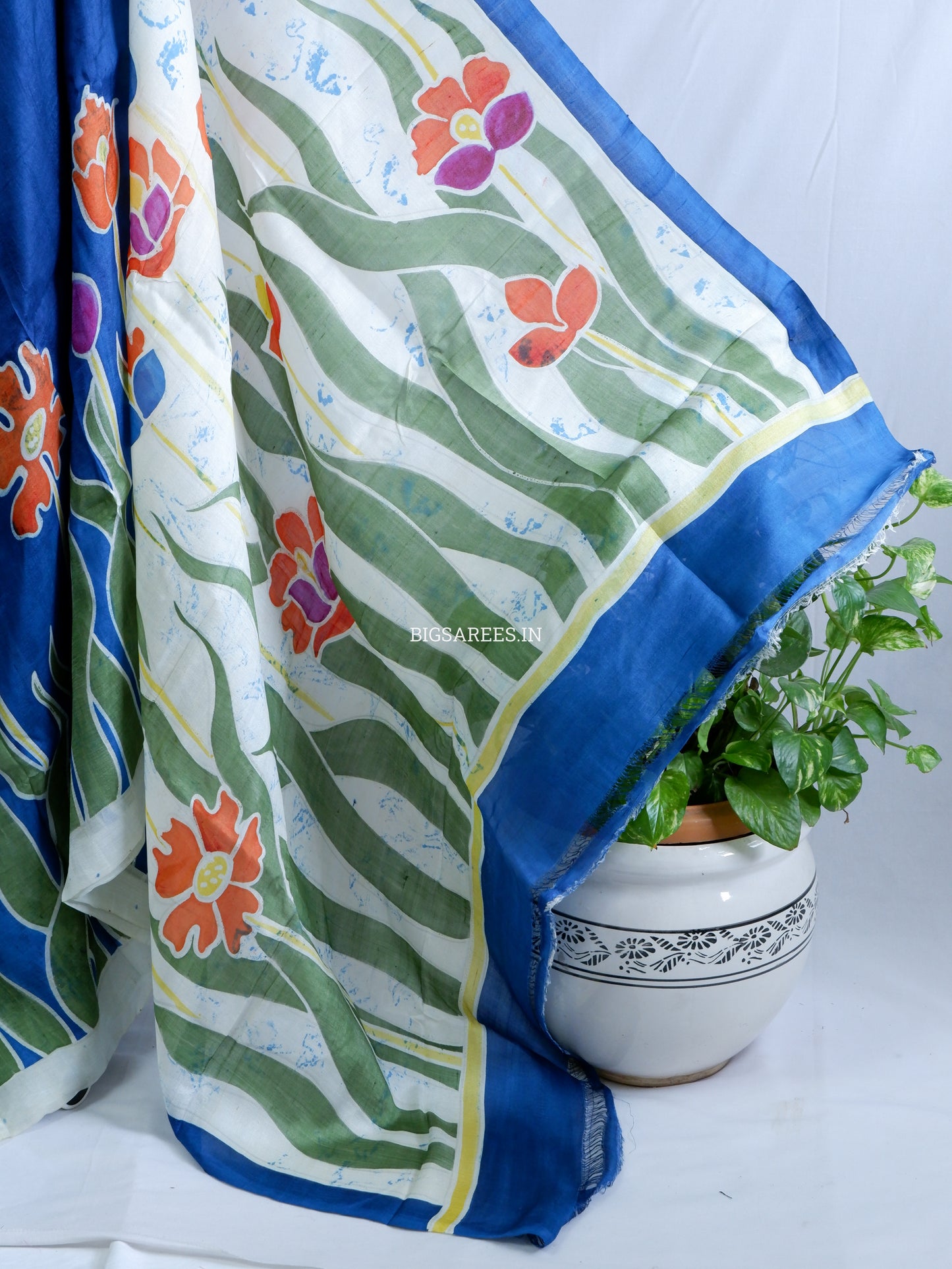 Bishnupuri Hand-Painted  Silk Saree | Pure Silk | Made-On-Order | Silk Mark Certified