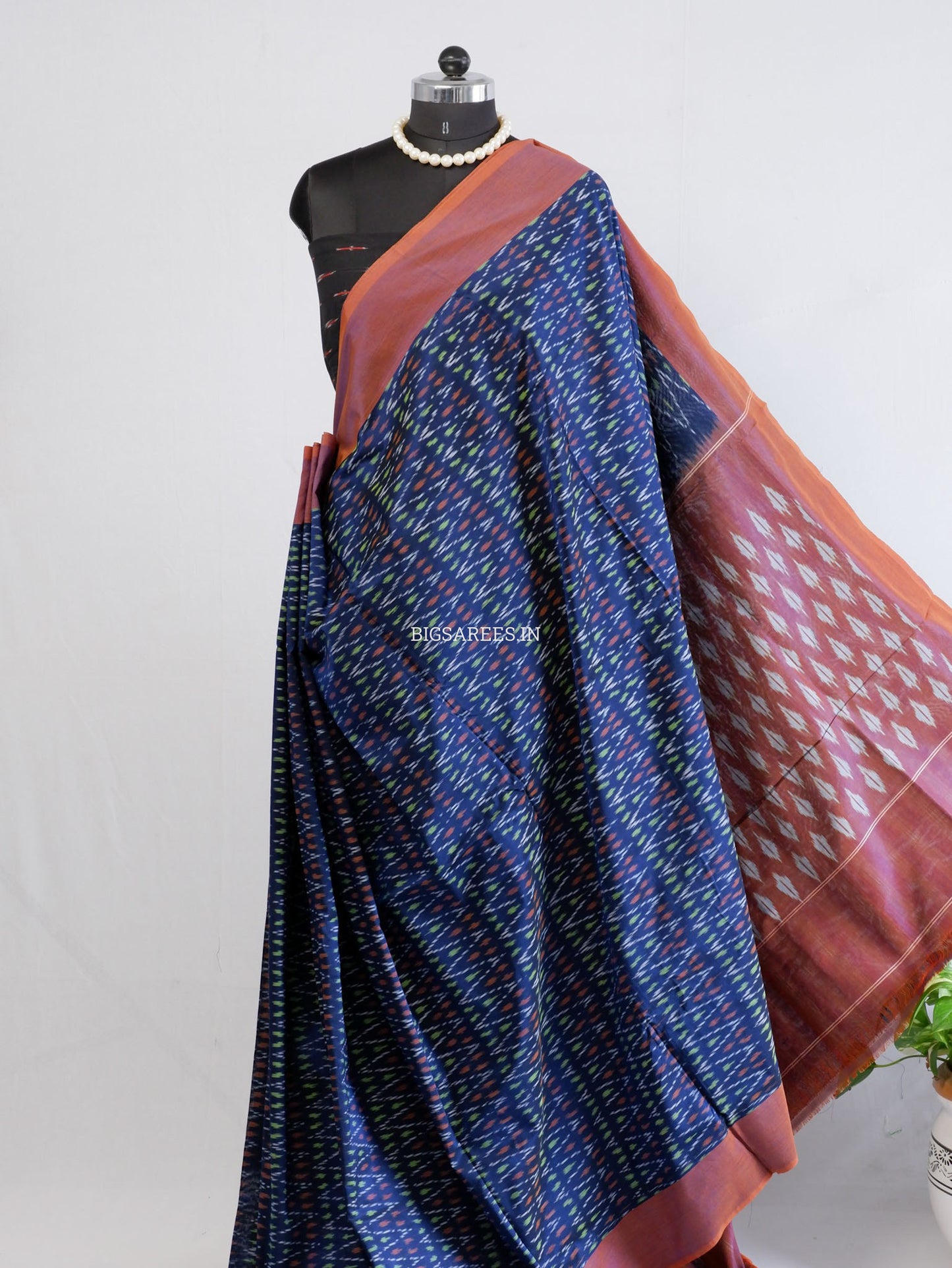 Pochampally Ikat Saree | Mercerised Cotton |