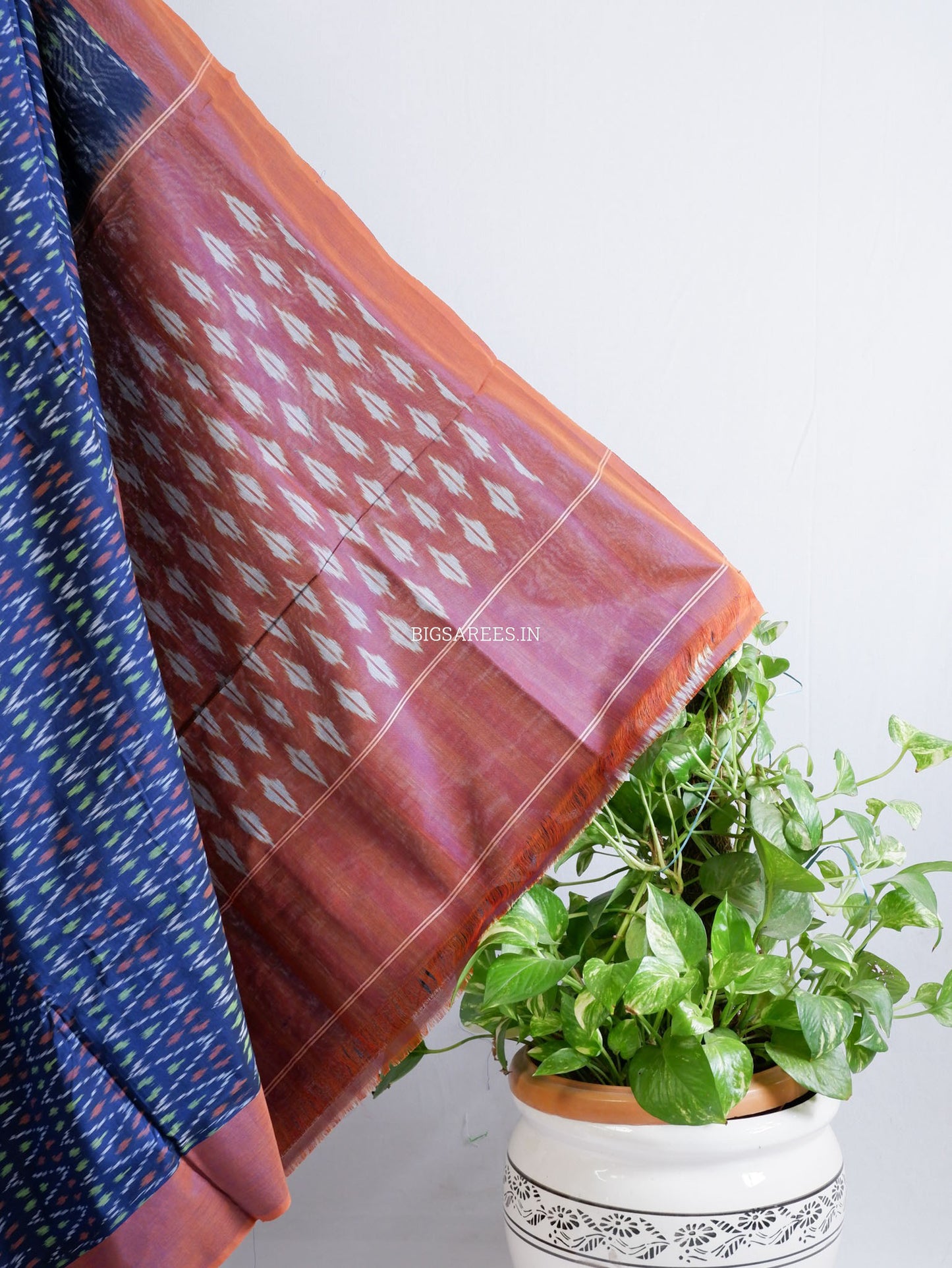 Pochampally Ikat Saree | Mercerised Cotton |