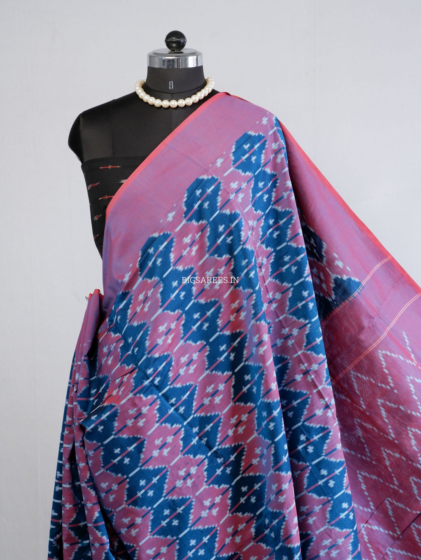 Pochampally Ikat Saree | Mercerised Cotton | Multi