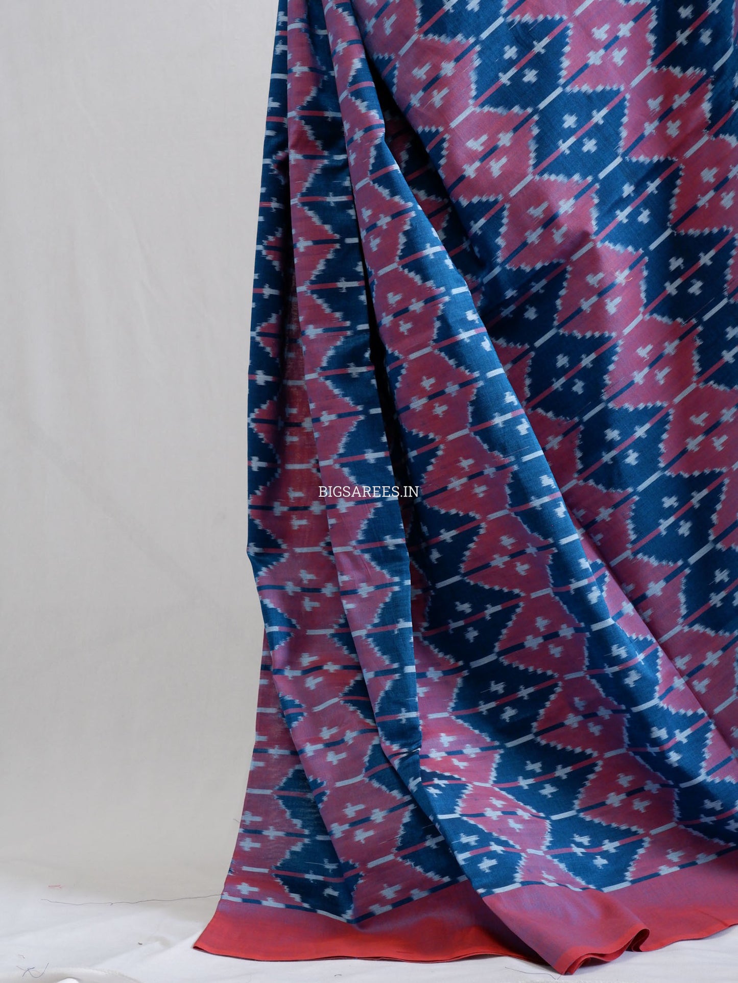 Pochampally Ikat Saree | Mercerised Cotton | Multi