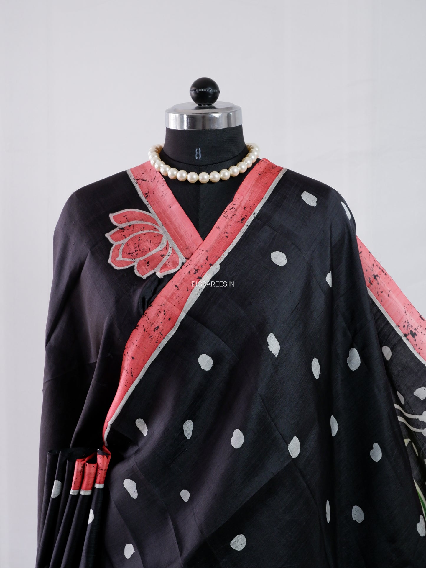 Bishnupuri Hand-Painted  Silk Saree | Pure Silk | Silk Mark Certified