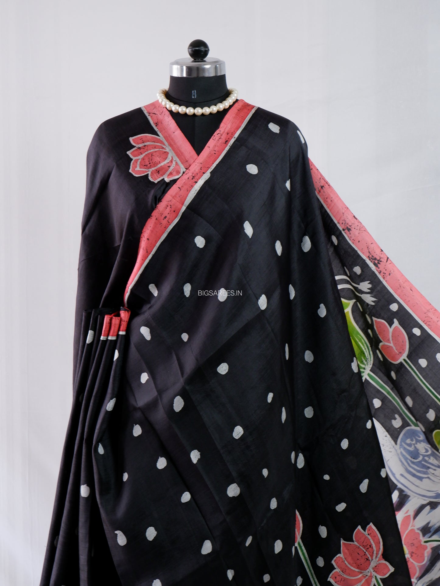 Bishnupuri Hand-Painted  Silk Saree | Pure Silk | Silk Mark Certified