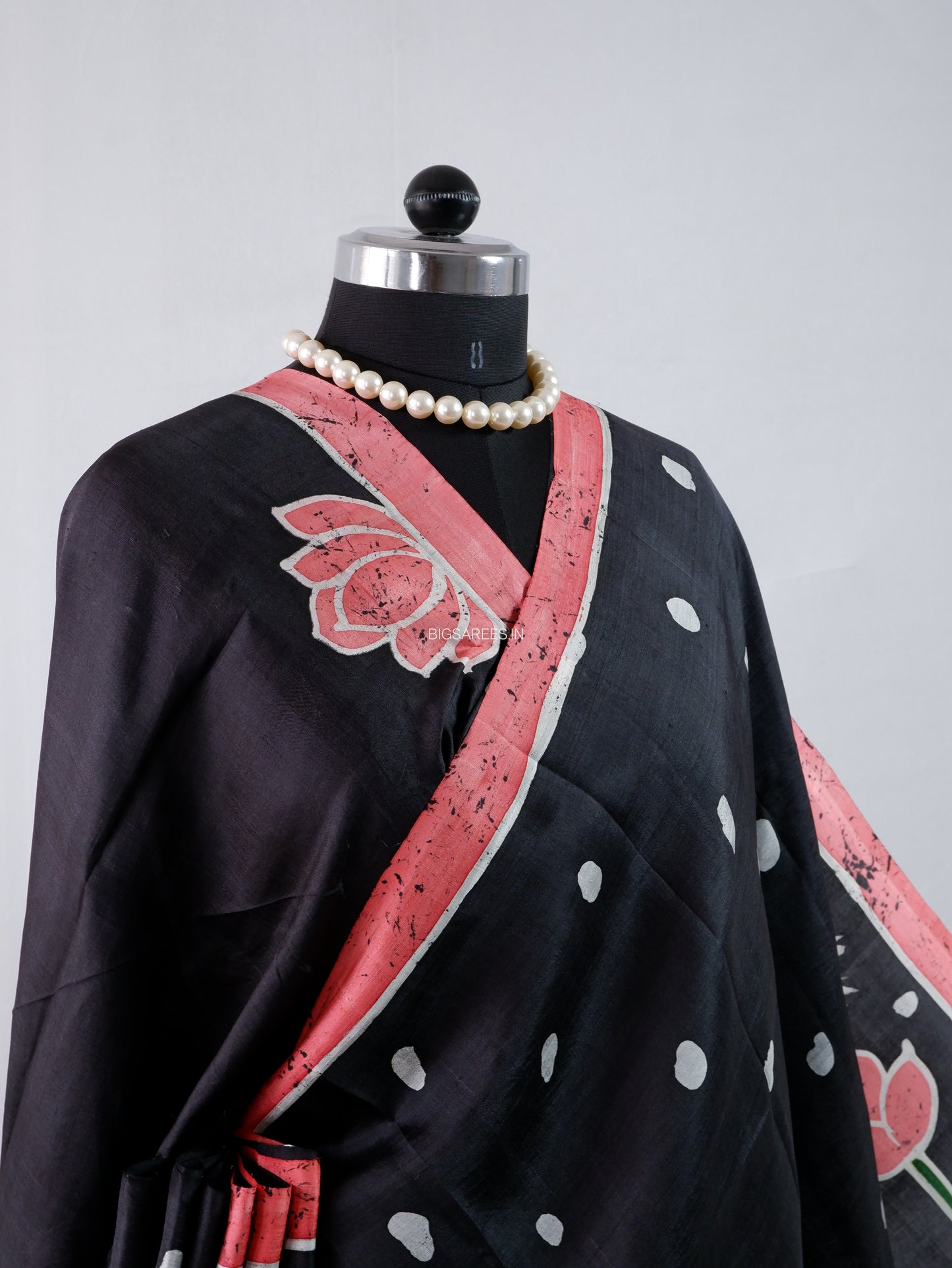 Bishnupuri Hand-Painted  Silk Saree | Pure Silk | Silk Mark Certified