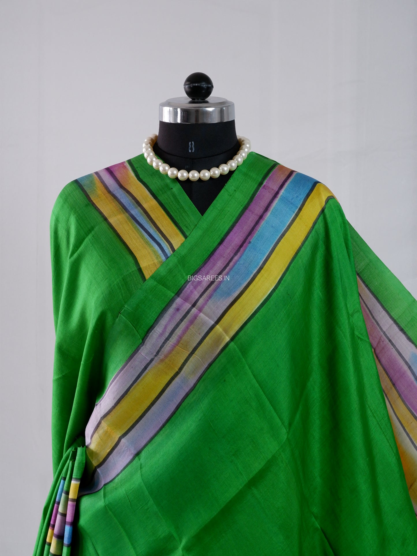 Bishnupuri Silk Hand-Painted Saree | Pure Silk | Silk Mark Certified