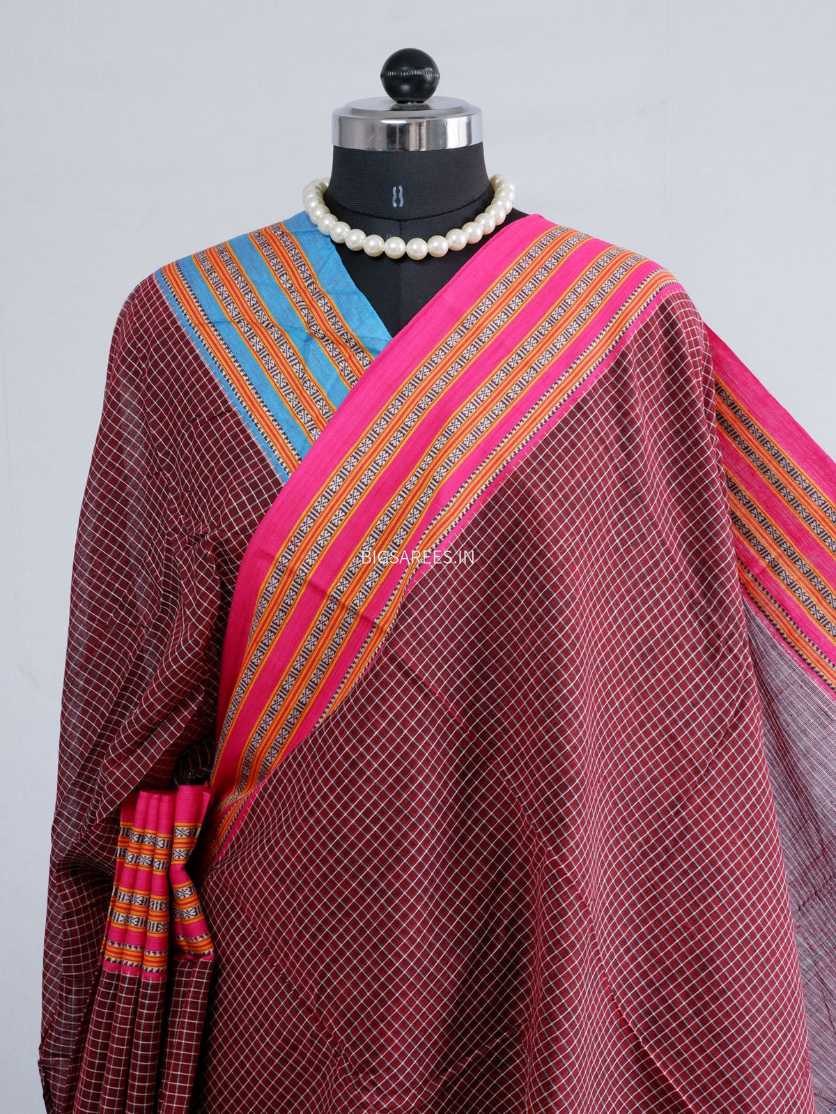 Ilkal Handwoven Cotton Saree | Handloom Marked |