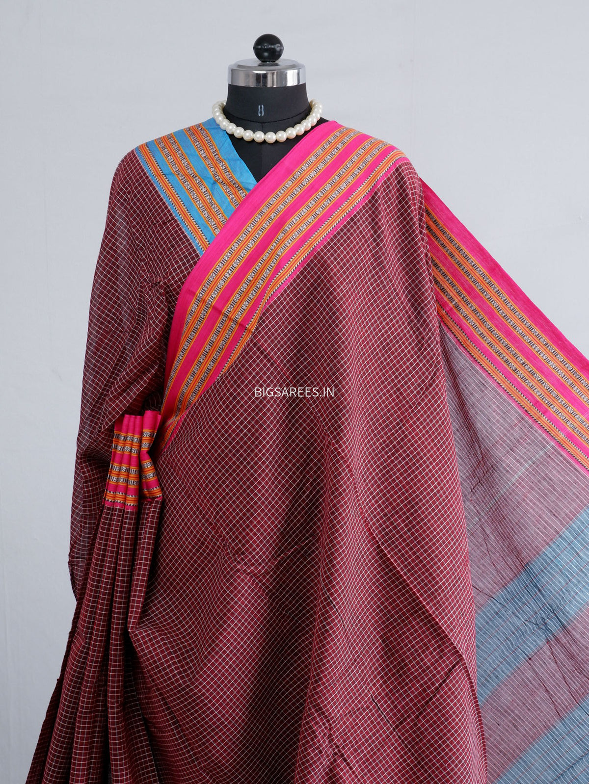 Ilkal Handwoven Cotton Saree | Handloom Marked |