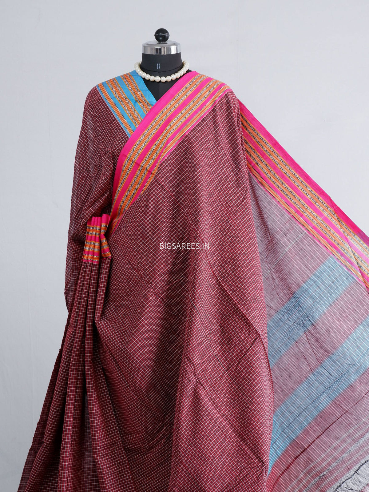 Ilkal Handwoven Cotton Saree | Handloom Marked |