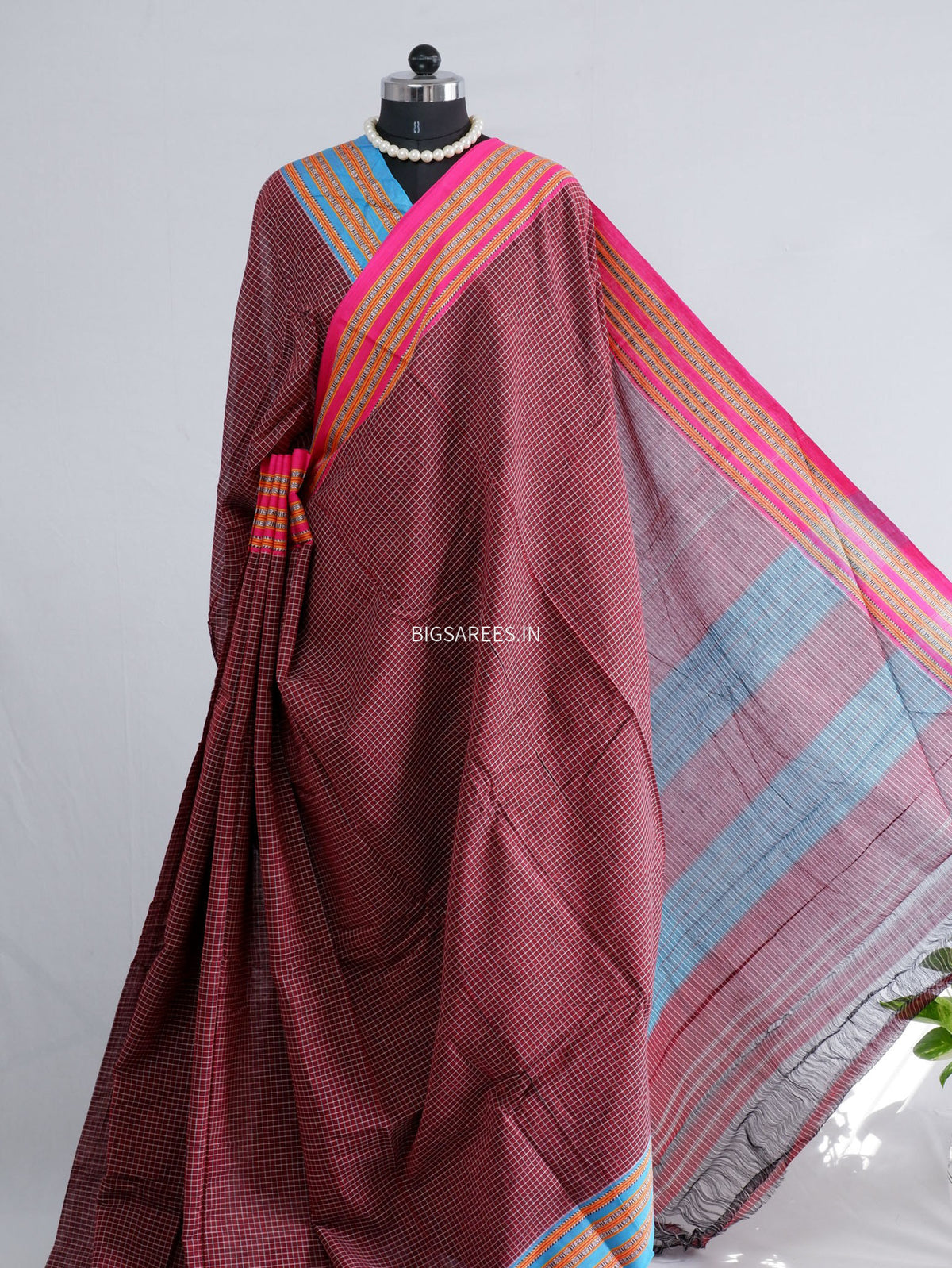 Ilkal Handwoven Cotton Saree | Handloom Marked |