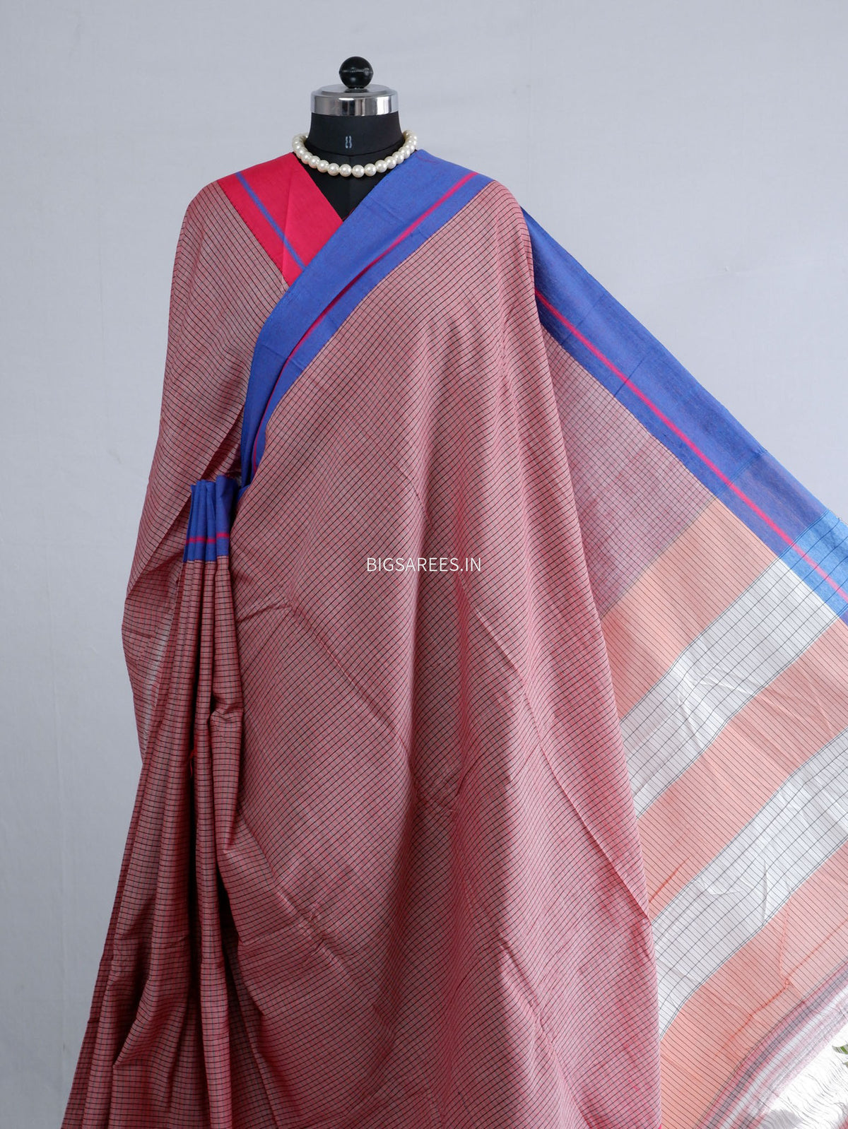 Ilkal Handwoven Cotton Saree | Handloom Marked |
