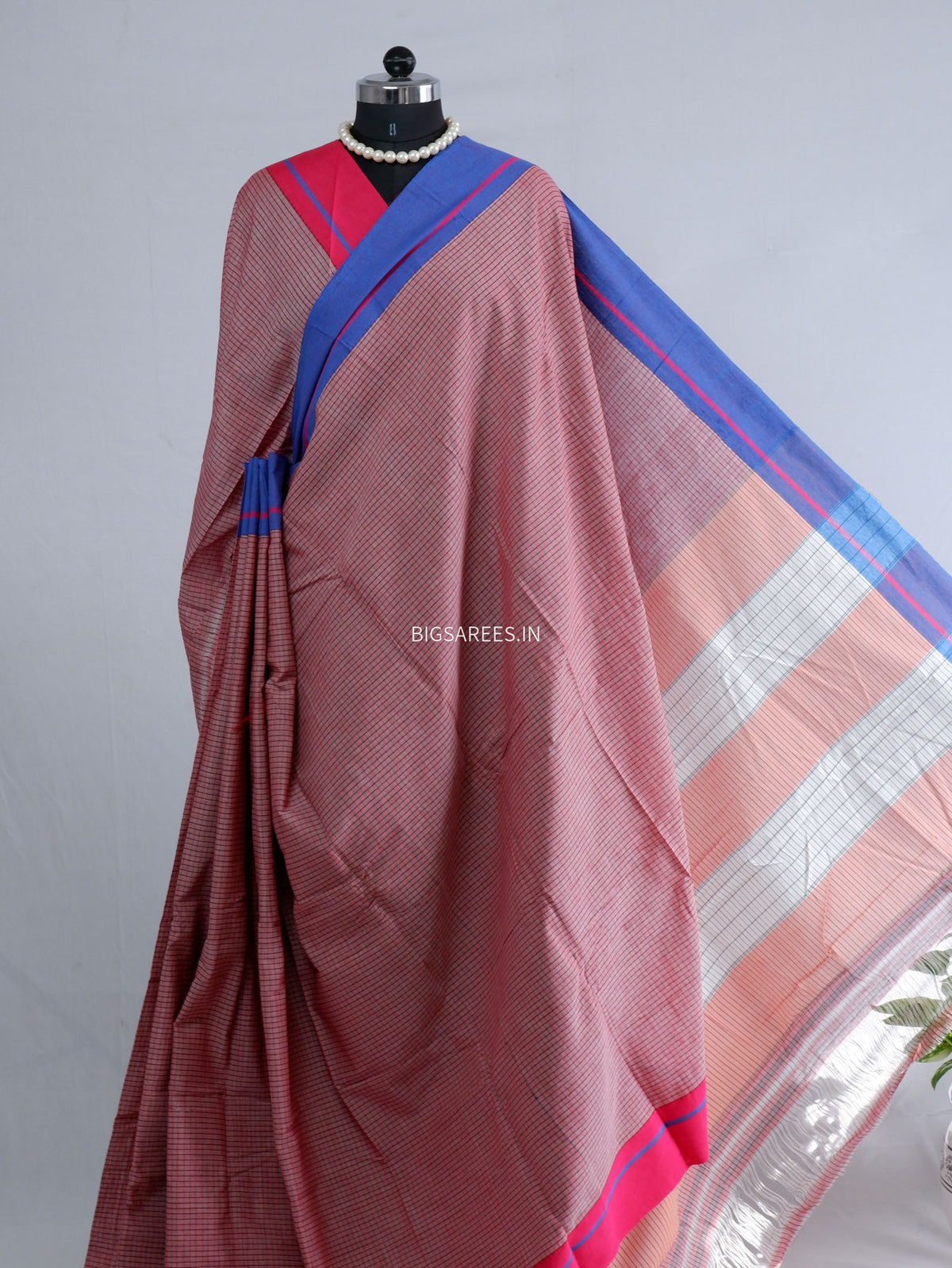 Ilkal Handwoven Cotton Saree | Handloom Marked |