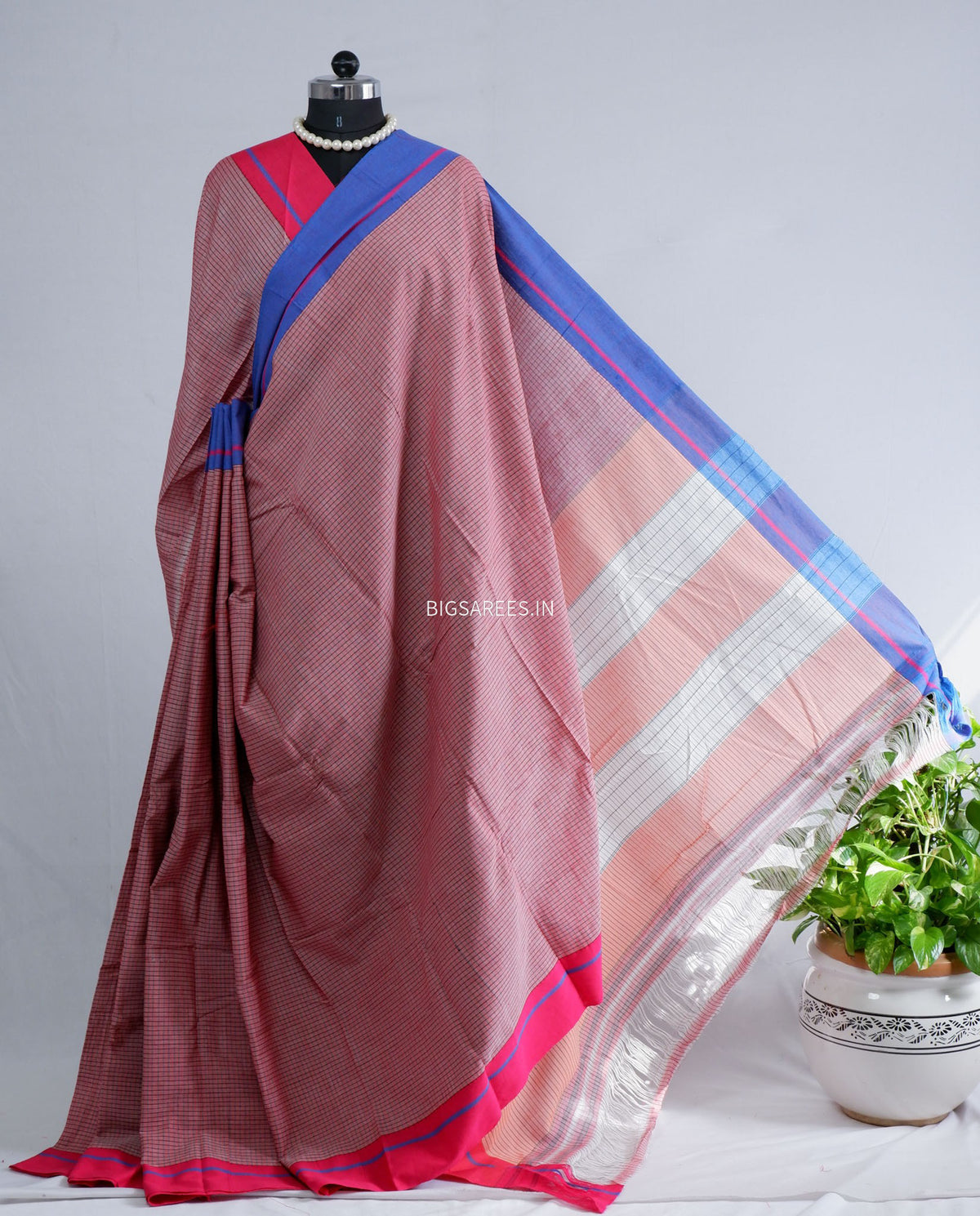 Ilkal Handwoven Cotton Saree | Handloom Marked |