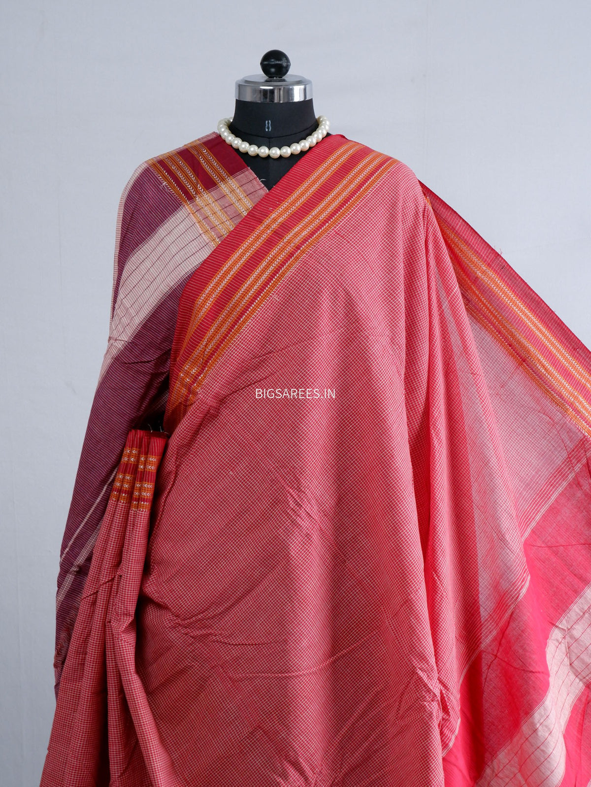Ilkal Handwoven Cotton Saree | Handloom Marked |