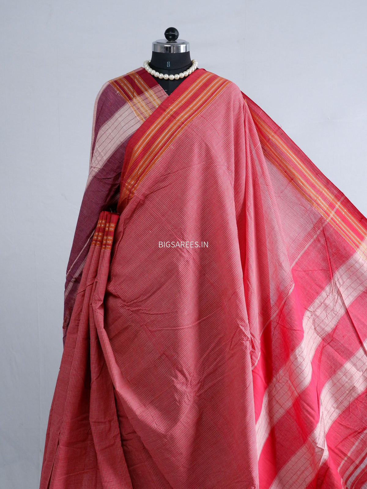 Ilkal Handwoven Cotton Saree | Handloom Marked |