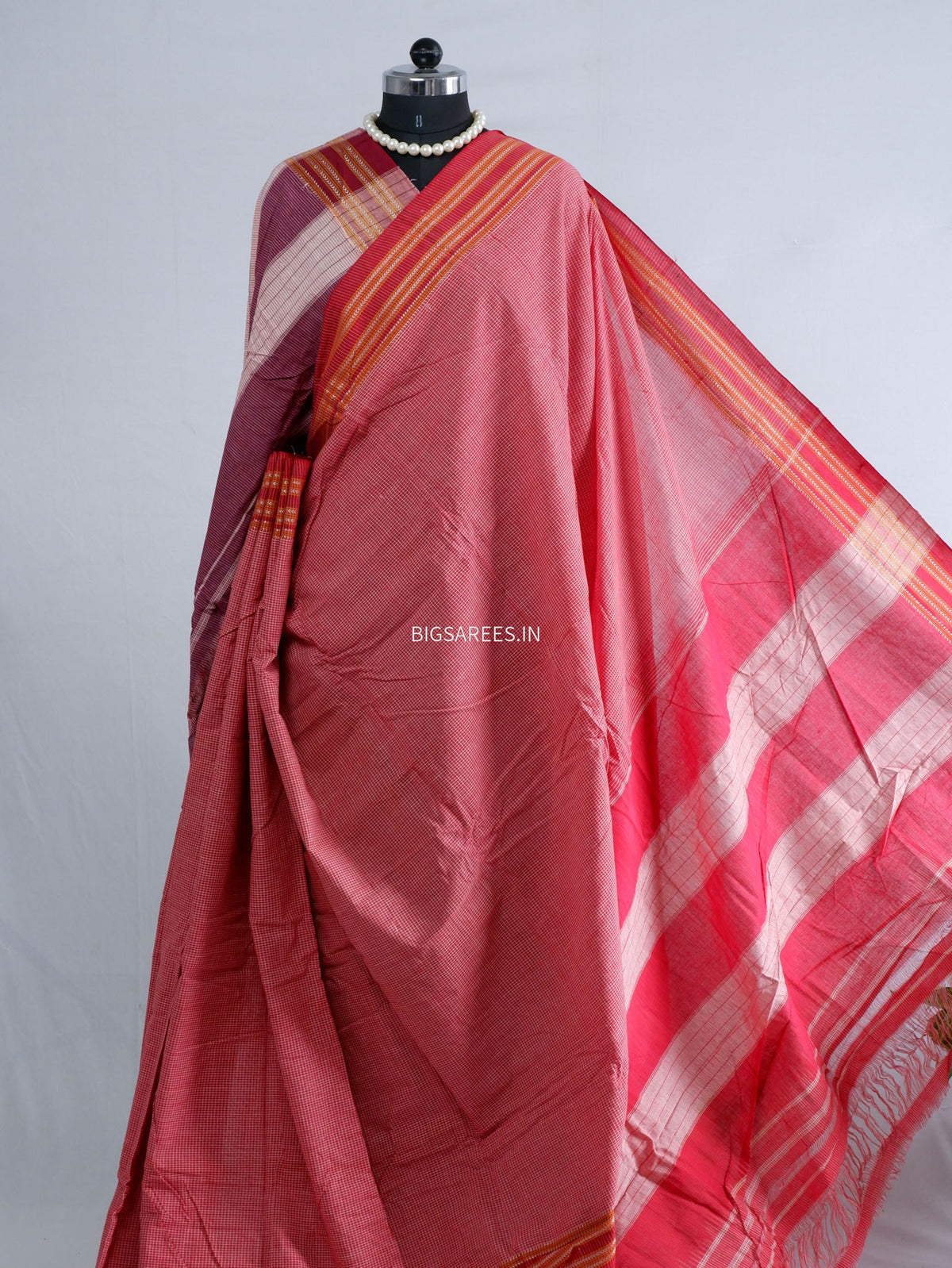 Ilkal Handwoven Cotton Saree | Handloom Marked |