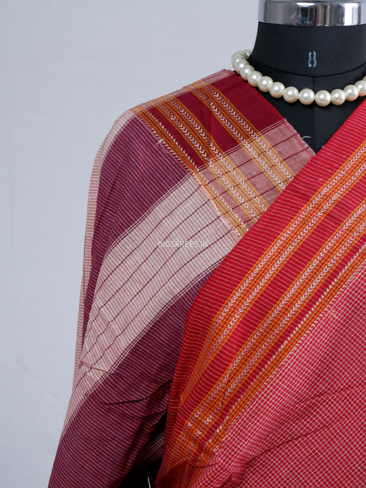 Ilkal Handwoven Cotton Saree | Handloom Marked |