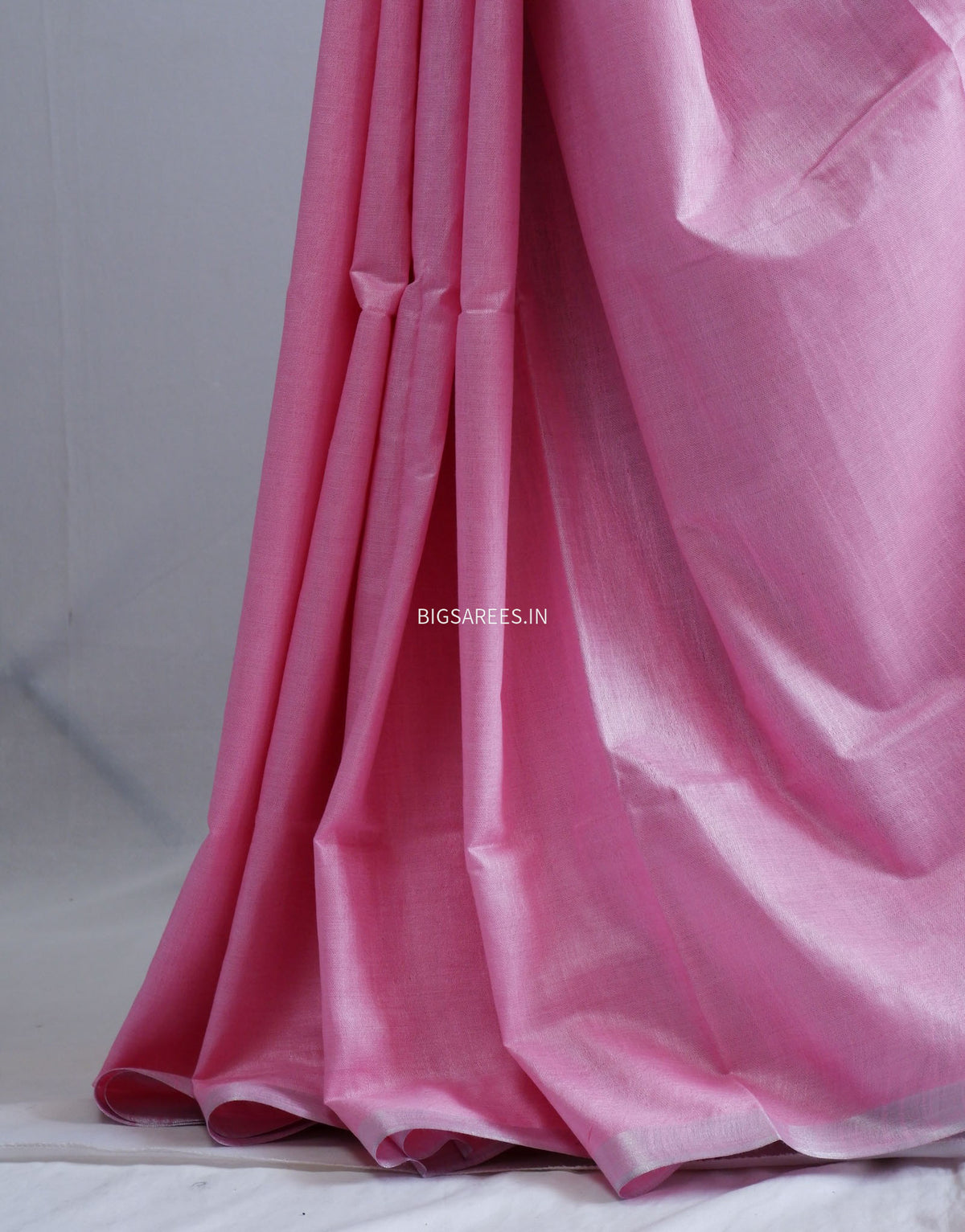 Hand-Embroidered Linen Saree | Cotton Linen |