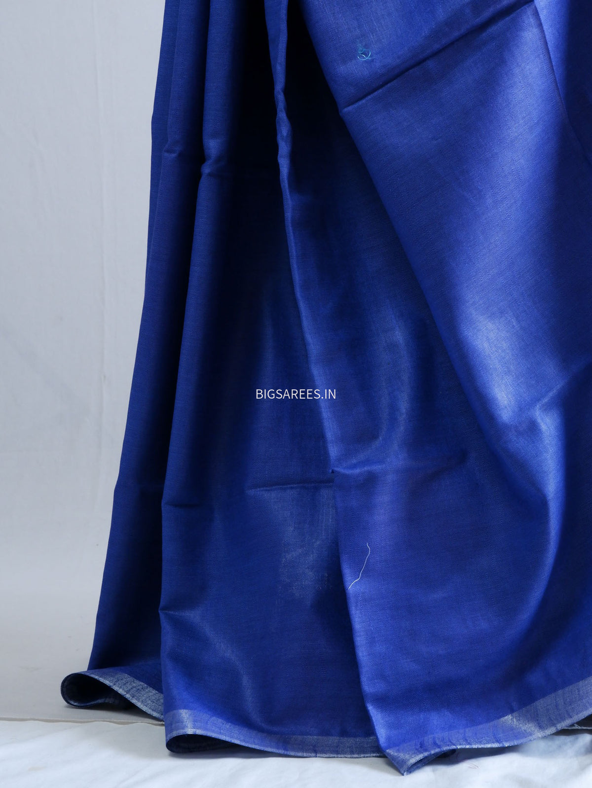 Hand-Embroidered Linen Saree | Cotton Linen |