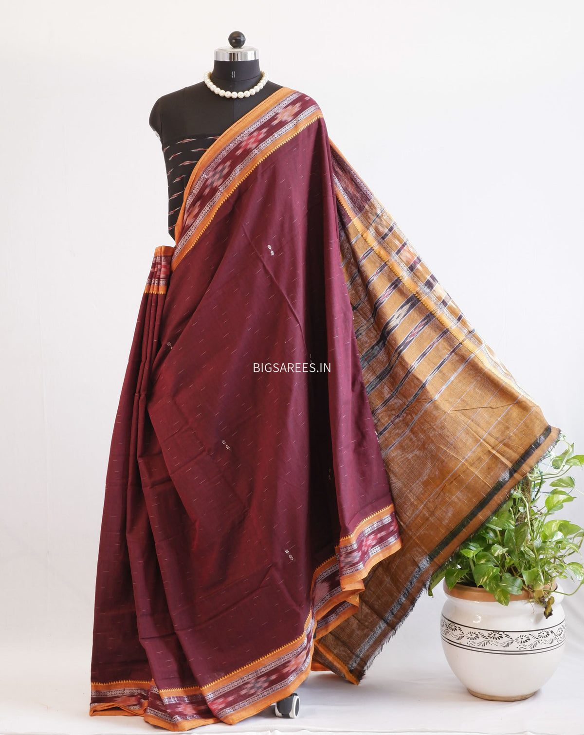 Sambalpuri Ikat Handwoven Saree | Cotton | Multicolor
