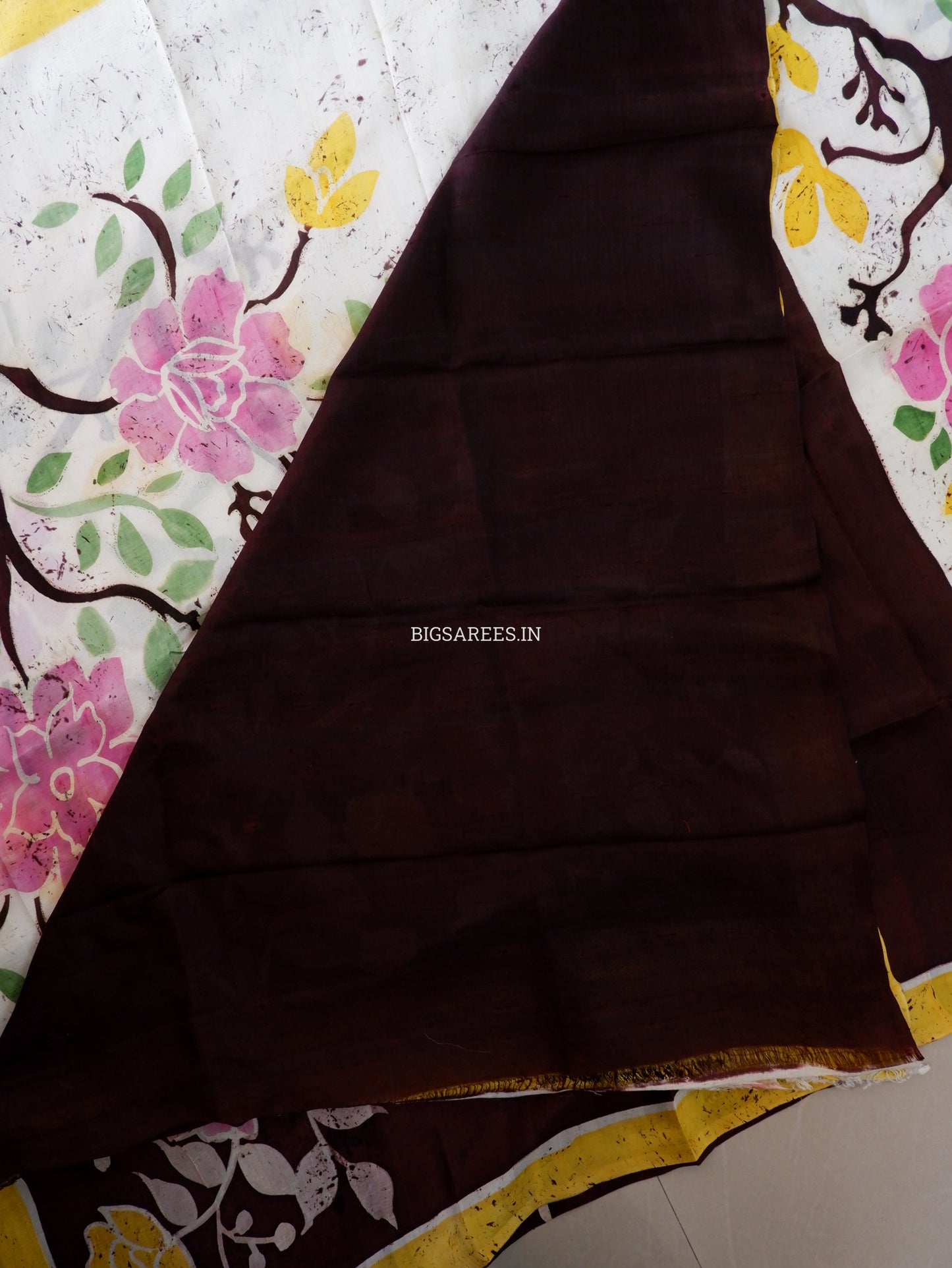 Hand-Painted Bishnupuri Silk Saree | Pure Silk | Silk Mark Certified