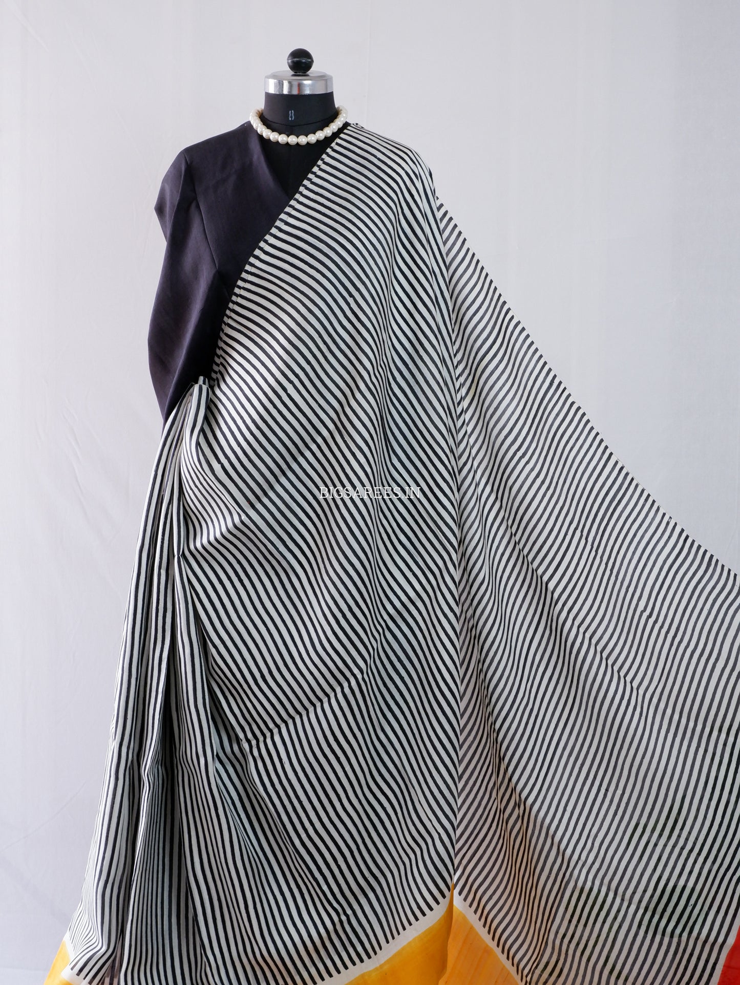 Hand-Painted Bishnupuri Silk Saree | Pure Silk | Silk Mark Certified