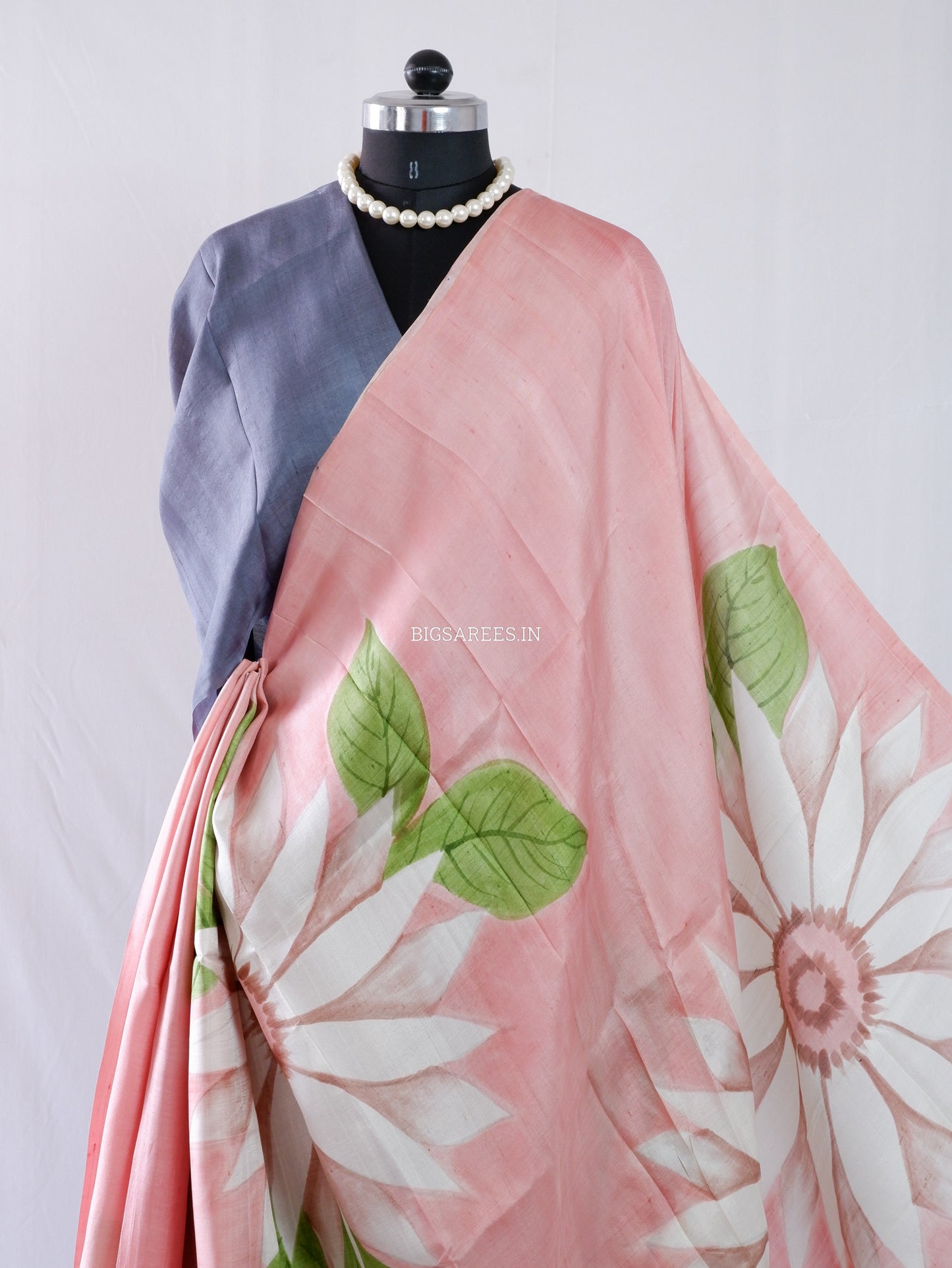 Hand-Painted Bishnupuri Silk Saree | Pure Silk | Silk Mark Certified