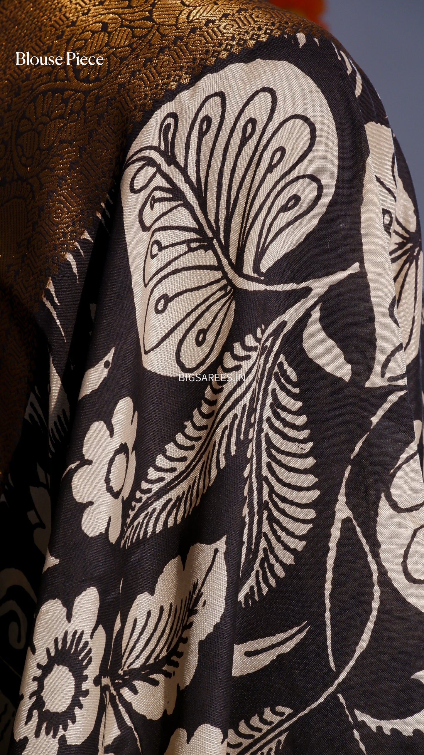 Hand-Painted Kalamkari Saree in Pure Bangalore Silk