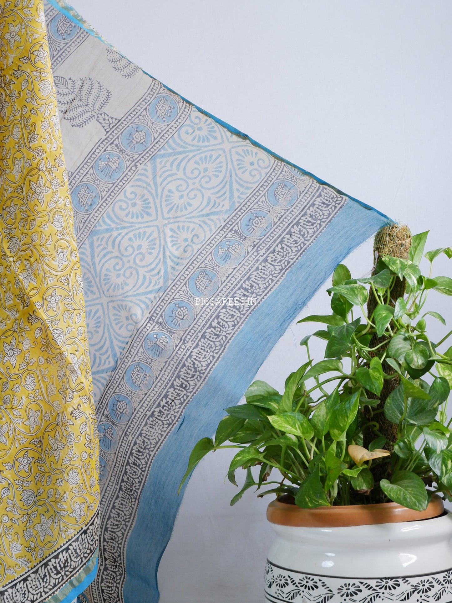 Hand Block Print Saree | Chanderi Silk |