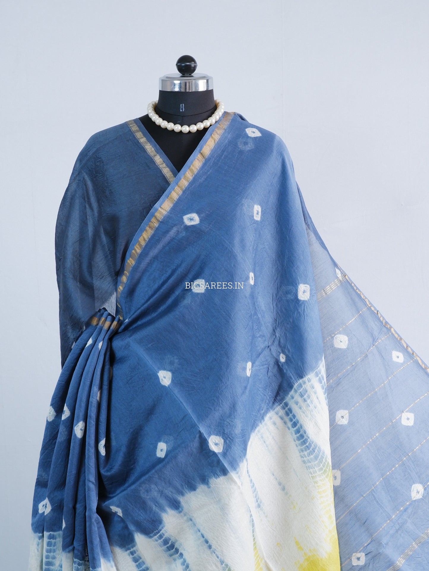 Hand Block Print Saree | Chanderi Silk | Multicolor