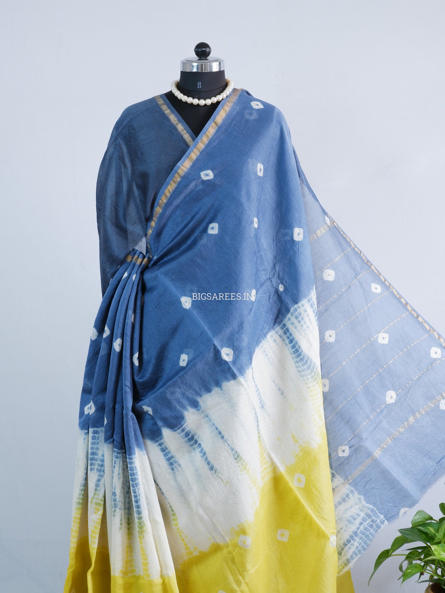 Hand Block Print Saree | Chanderi Silk | Multicolor