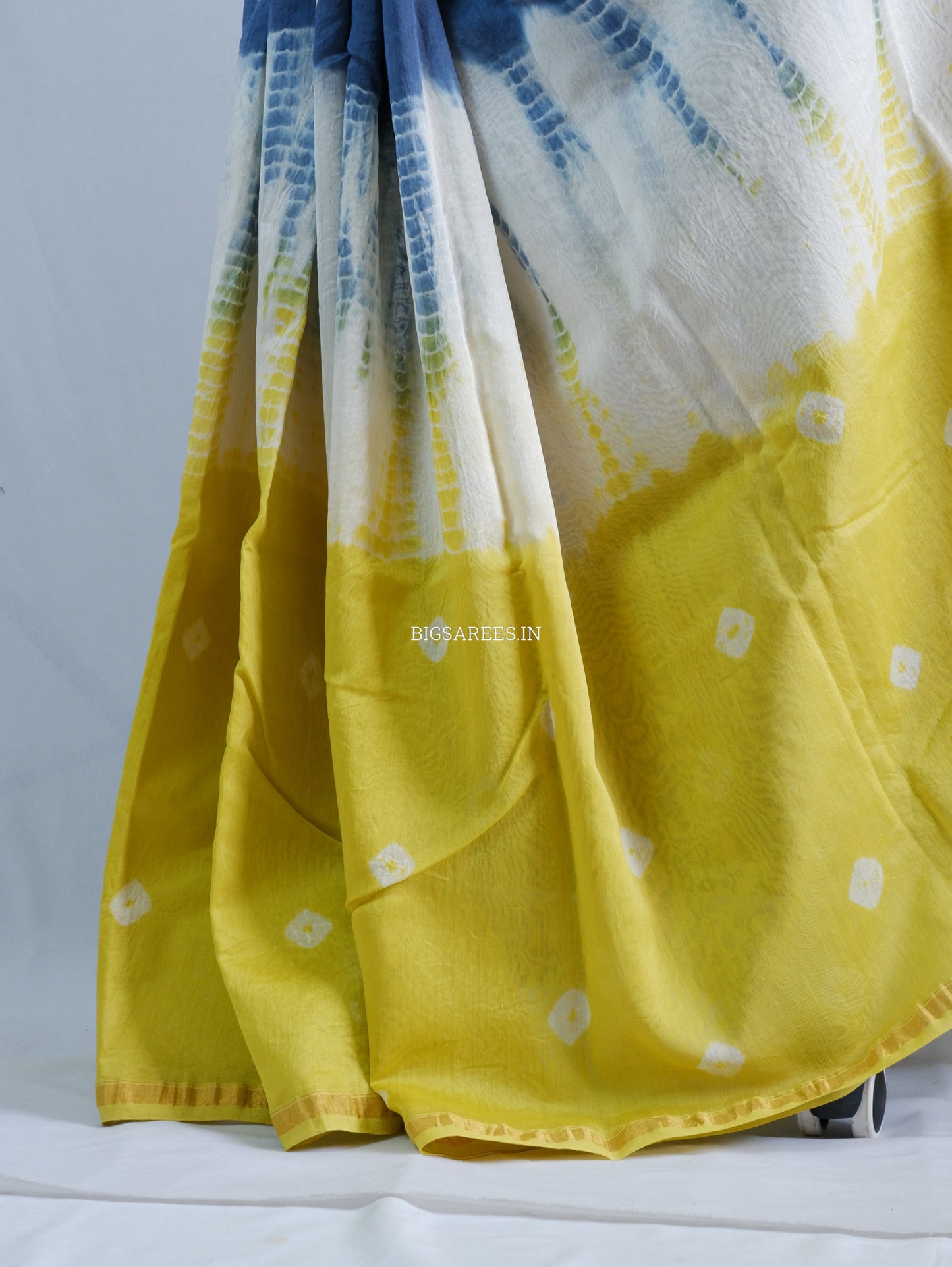 Hand Block Print Saree | Chanderi Silk | Multicolor