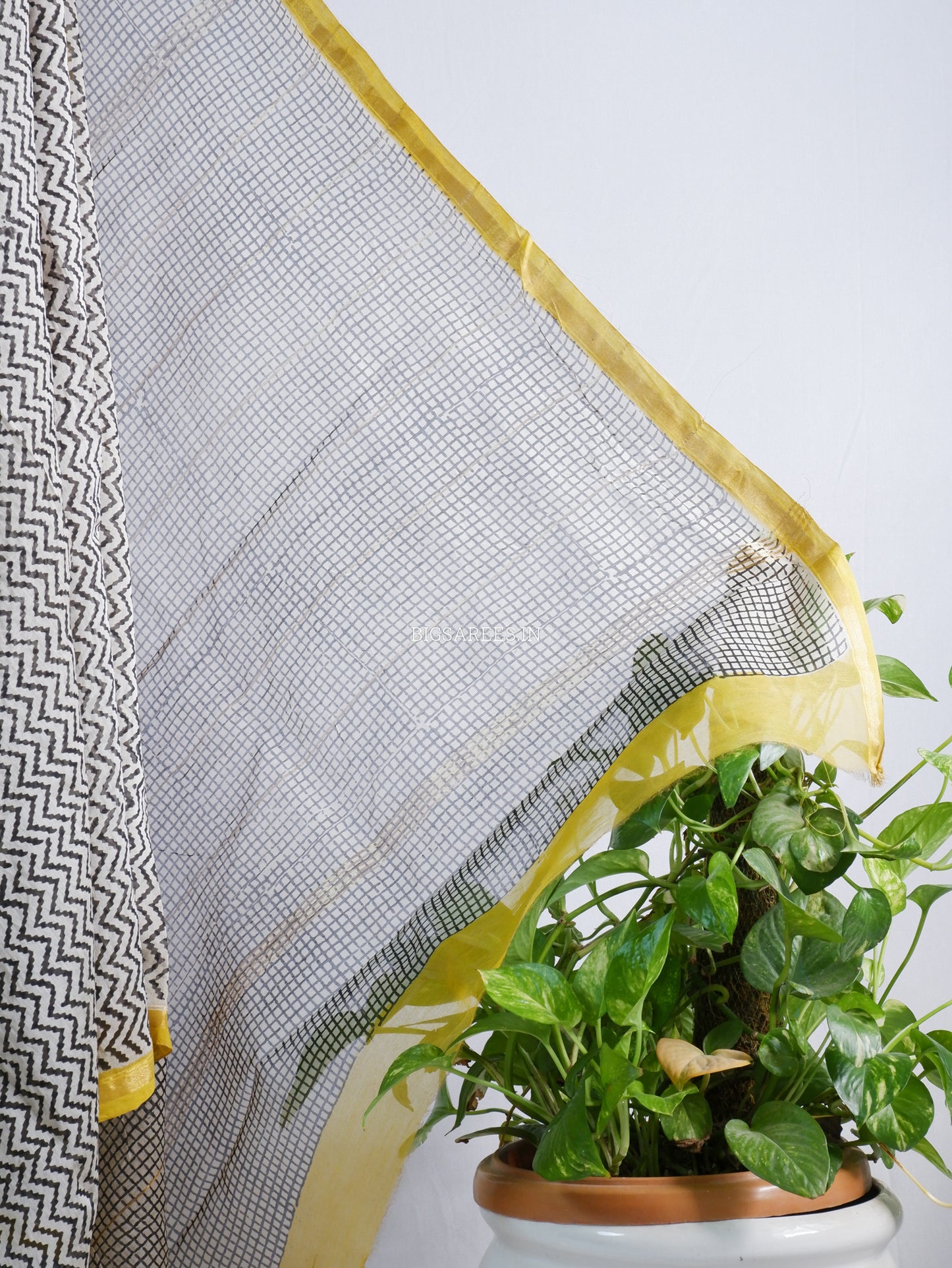 Hand Block Print Saree | Chanderi Silk |