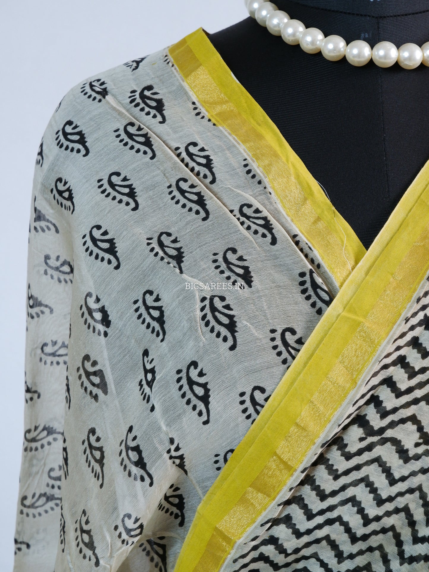 Hand Block Print Saree | Chanderi Silk |
