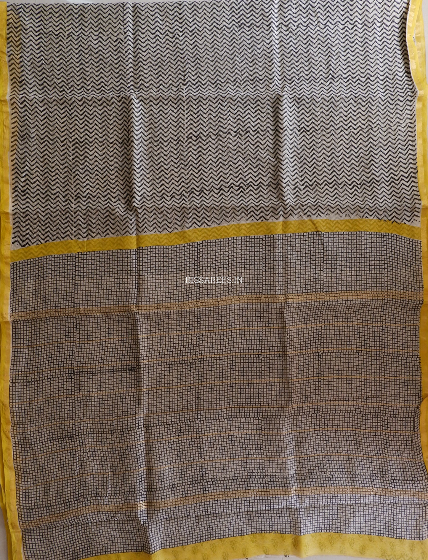 Hand Block Print Saree | Chanderi Silk |