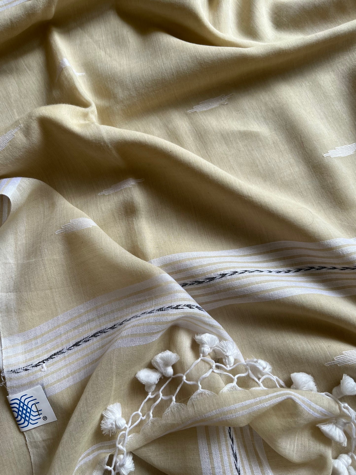 Mul Cotton handwoven Saree (Handloom Marked)