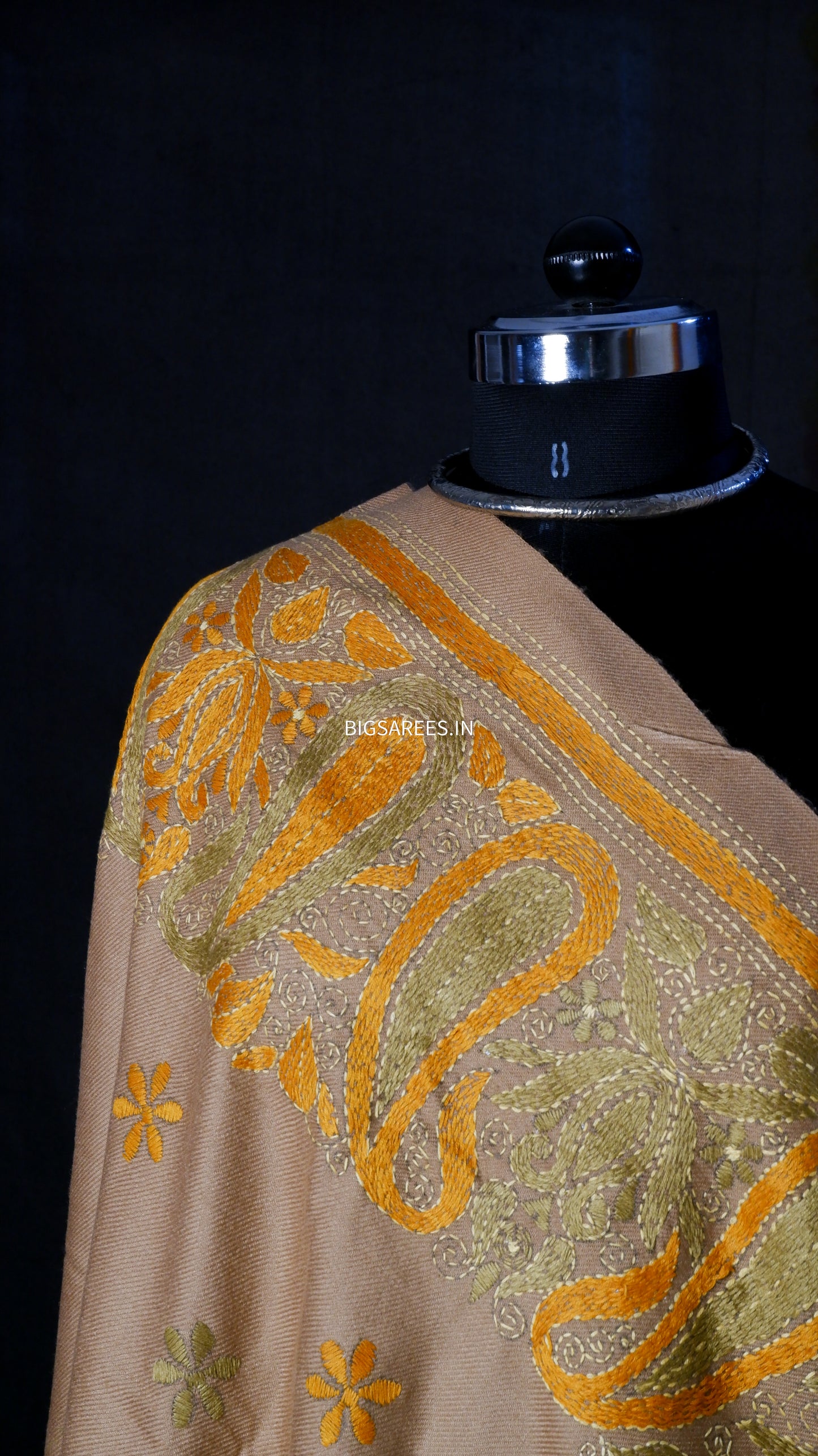 Kantha Hand Embroidered Warm Shawl