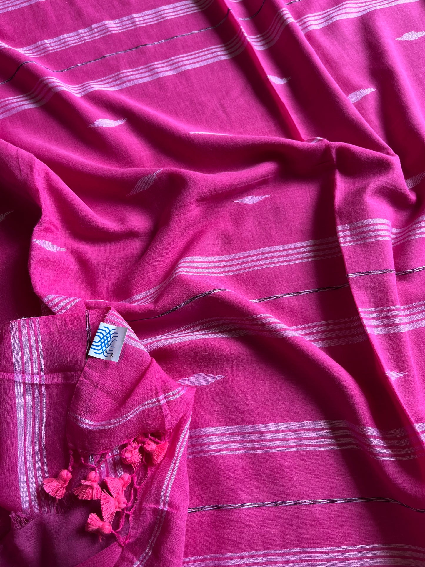 Mul Cotton handwoven Saree (Handloom Marked)