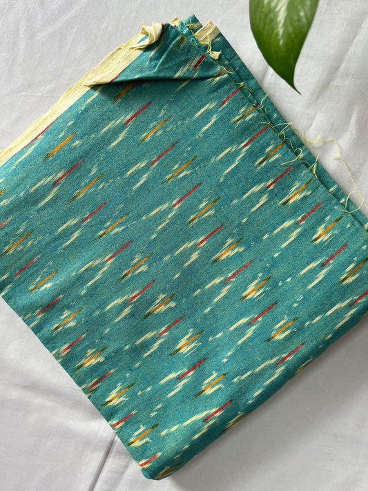 Ikkat woven Cotton 1 Mtr. Blouse Piece/ running fabric